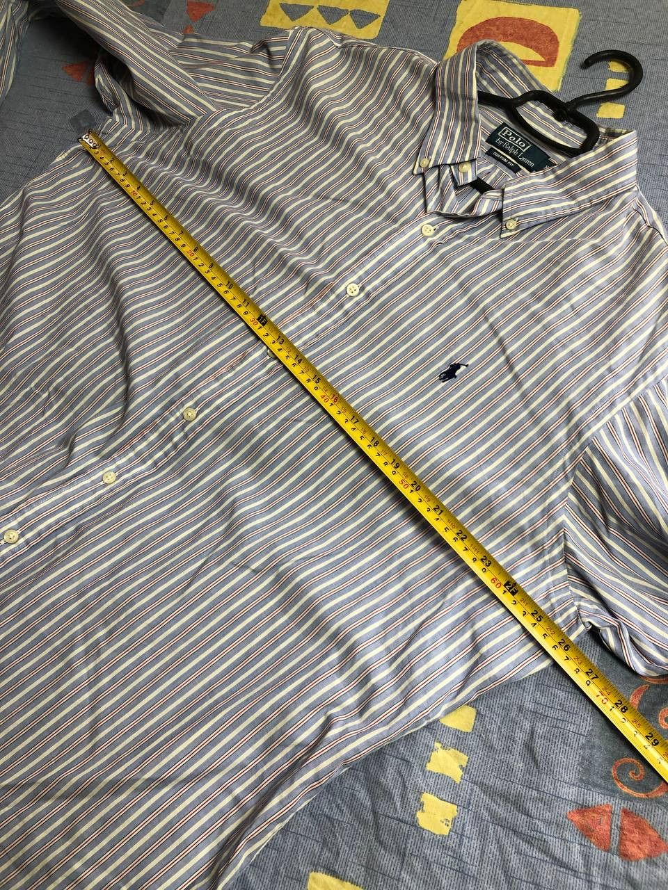 Polo Ralph Lauren × Ralph Lauren Polo Ralph Lauren Vintage Striped Shirt Logo Size US XXL / EU 58 / 5 - 6 Thumbnail