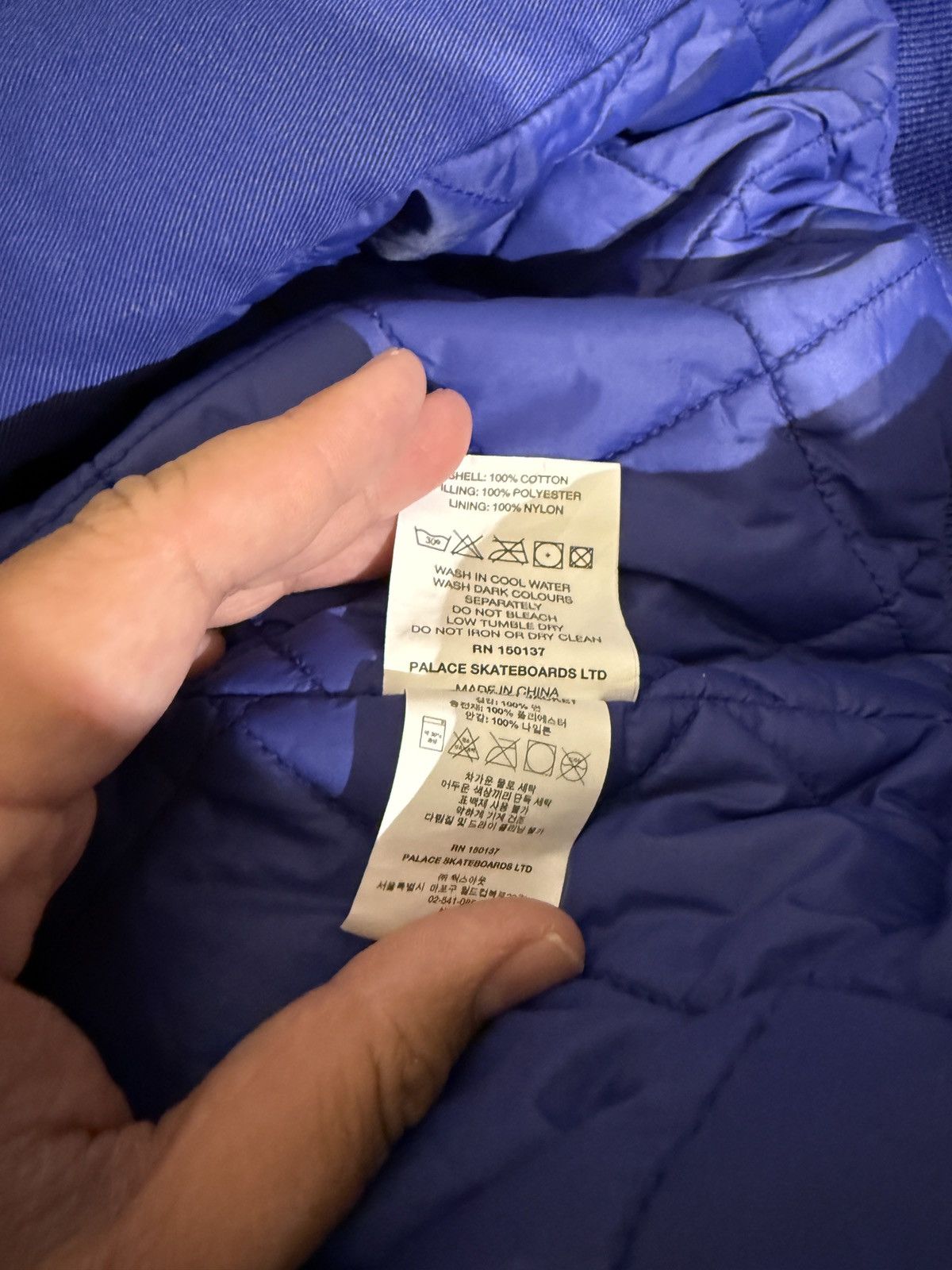 Palace PALACE PALLY RALLY JACKET BLUE Size US L / EU 52-54 / 3 - 5 Thumbnail