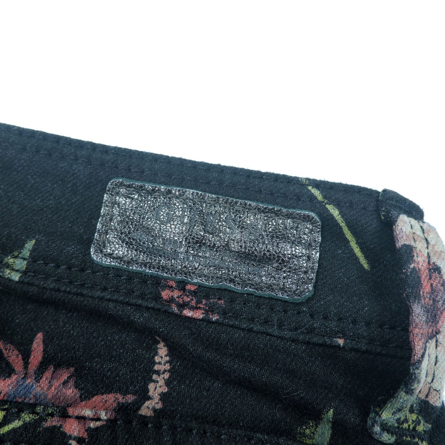 Guess GUESS ULTRA ANGKLE SKINNY FLOWERS DENIM LONG PANTS Size 26" / US 2 / IT 38 - 18 Thumbnail