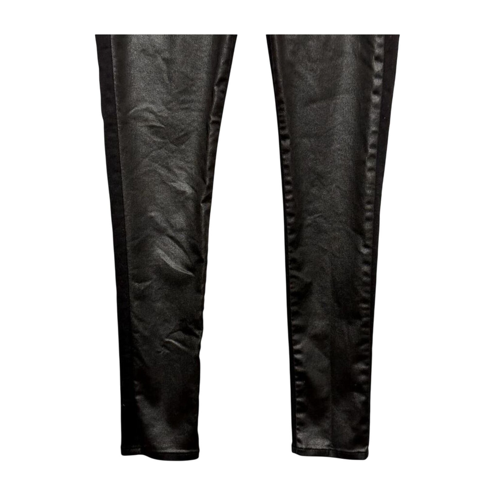 Forever 21 Forever21 Skinny Pants MidRise Faux Leather Black Women's 27 Size 27" / US 4 / IT 40 - 3 Thumbnail