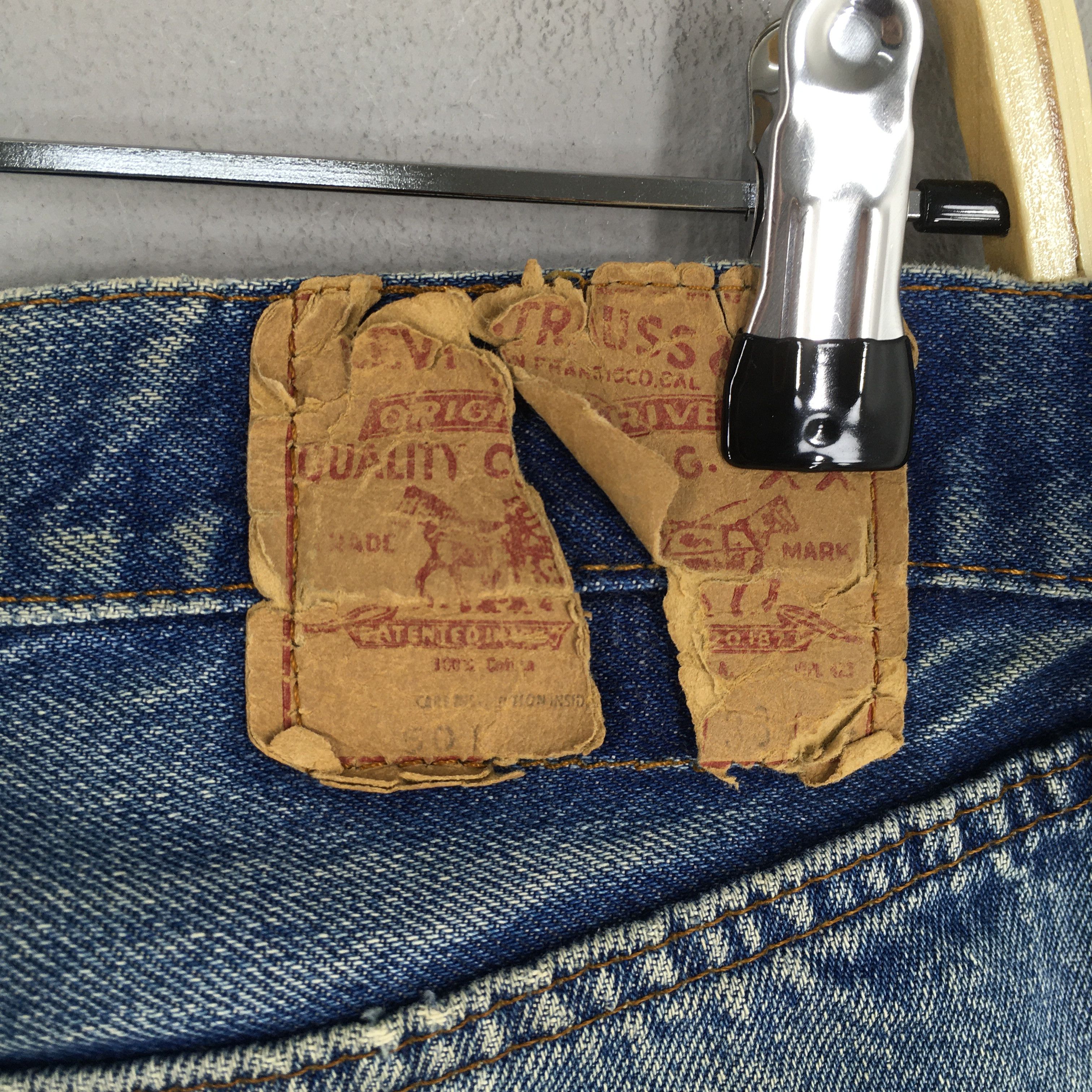 Levi's Size 31x28.5 Vintage 70s Levi's 501 Selvedge Jeans S1254 Size US 31 - 11 Thumbnail