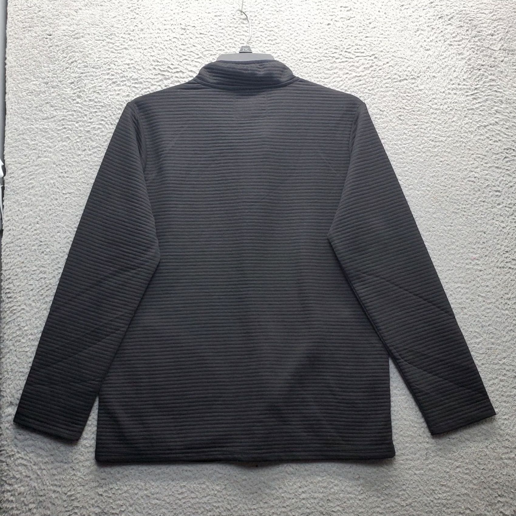 Nomad Nomad Pullover Jacket Mens M Black Cotton Pocket Mock Neck 1/4 Snap Front Size US M / EU 48-50 / 2 - 2 Thumbnail