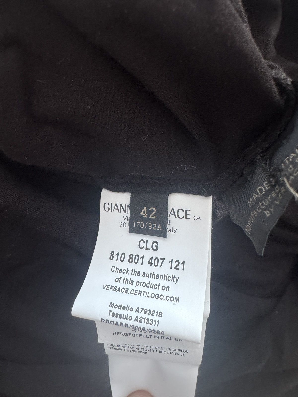 Versace Versace signature crystal tee Size S / US 4 / IT 40 - 7 Thumbnail