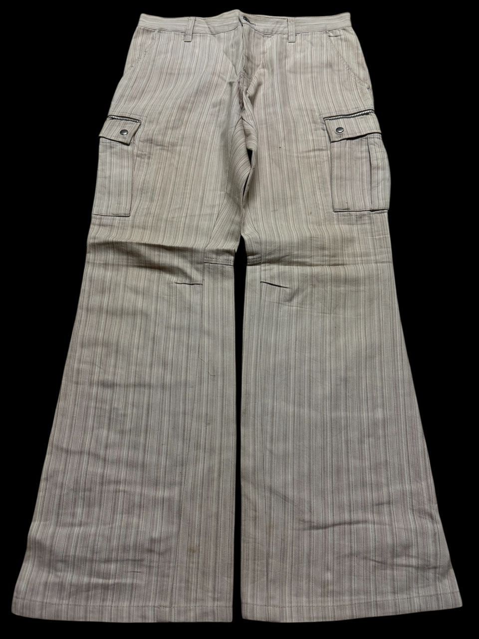 Tornado Mart 💥Flared💥Insane 90s Style SemanticDesign Plaid Dirty Bootcut Size US 30 / EU 46 - 2 Thumbnail