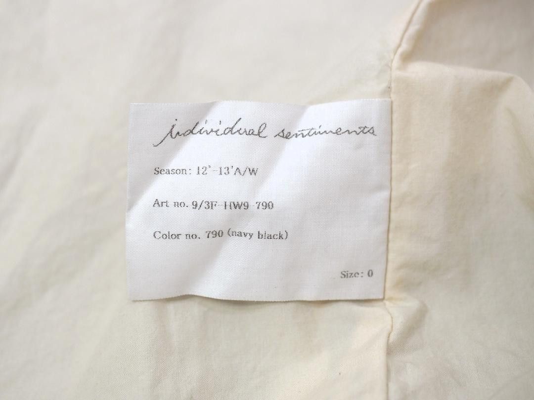Individual Sentiments 12AW Stand Collar Hiyoku Over Coat Long Size US S / EU 44-46 / 1 - 7 Thumbnail