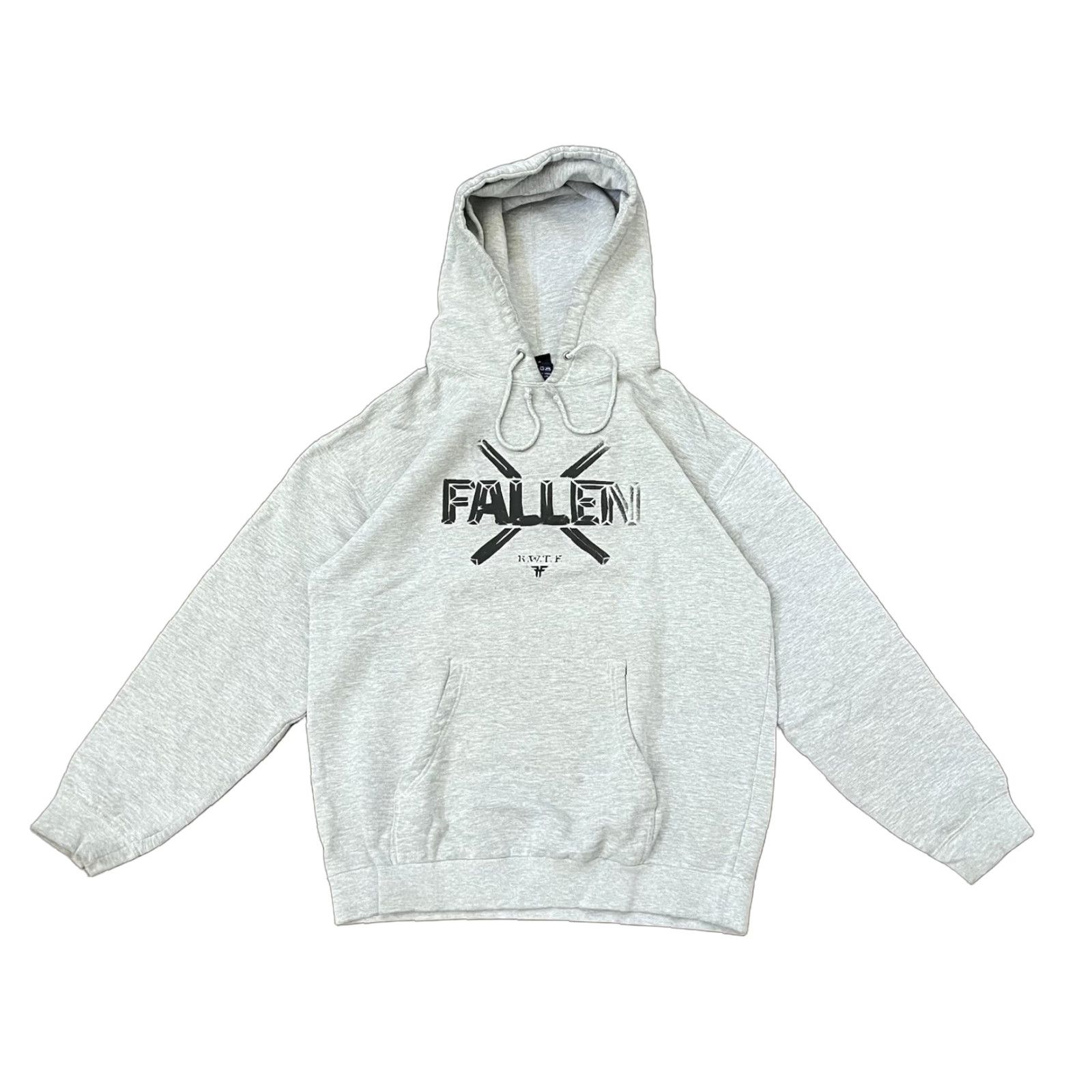 Vintage Fallen Footwear Hoodie Y2K Medium Skate Pullover Thomas Cole Mystery Zero Vtg Mens Hoodie Reg Gray Size US M / EU 48-50 / 2 - 1 Thumbnail