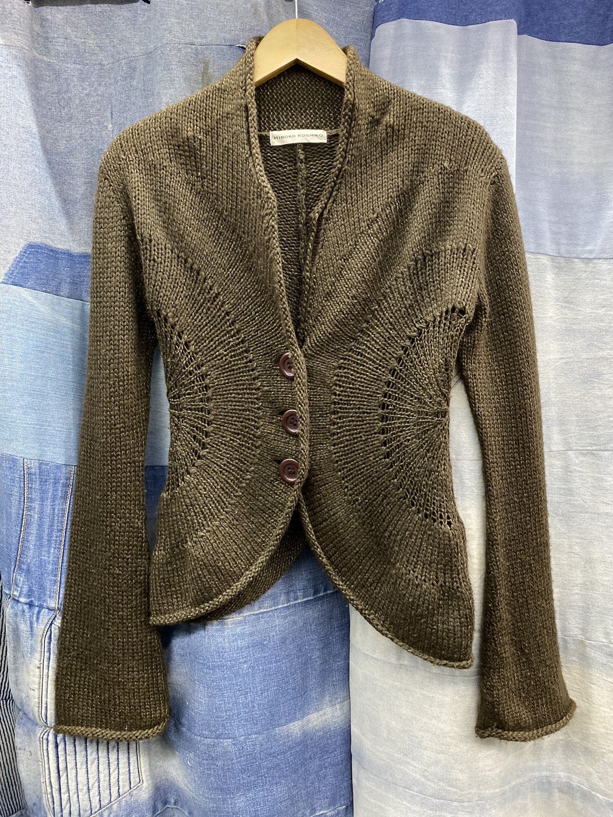 Hiroko Koshino Homme × If Six Was Nine × Japanese Brand Curved knitted hiroko koshino ifsixwasnine style Size S / US 4 / IT 40 - 12 Thumbnail