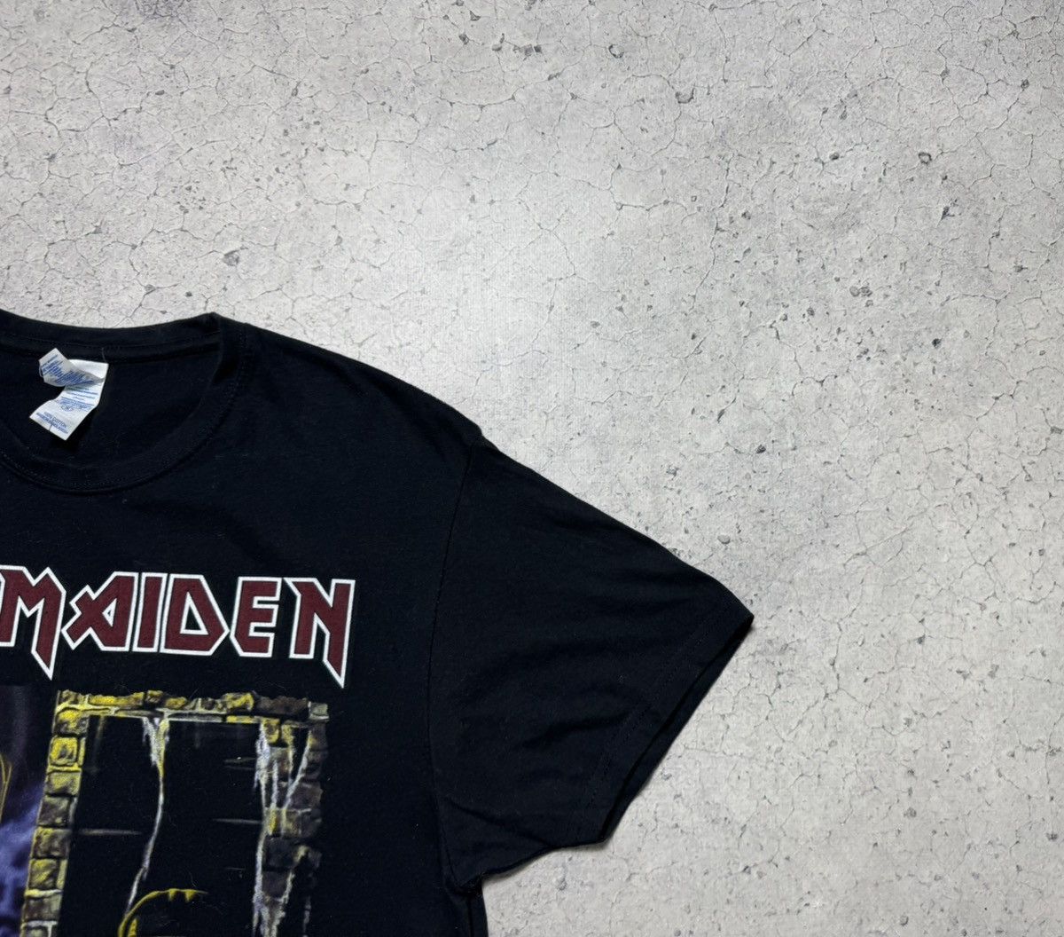 Band Tees Iron Maiden T-Shirt Vintage Black Big Logo Rock Y2K Hype Size US S / EU 44-46 / 1 - 4 Thumbnail