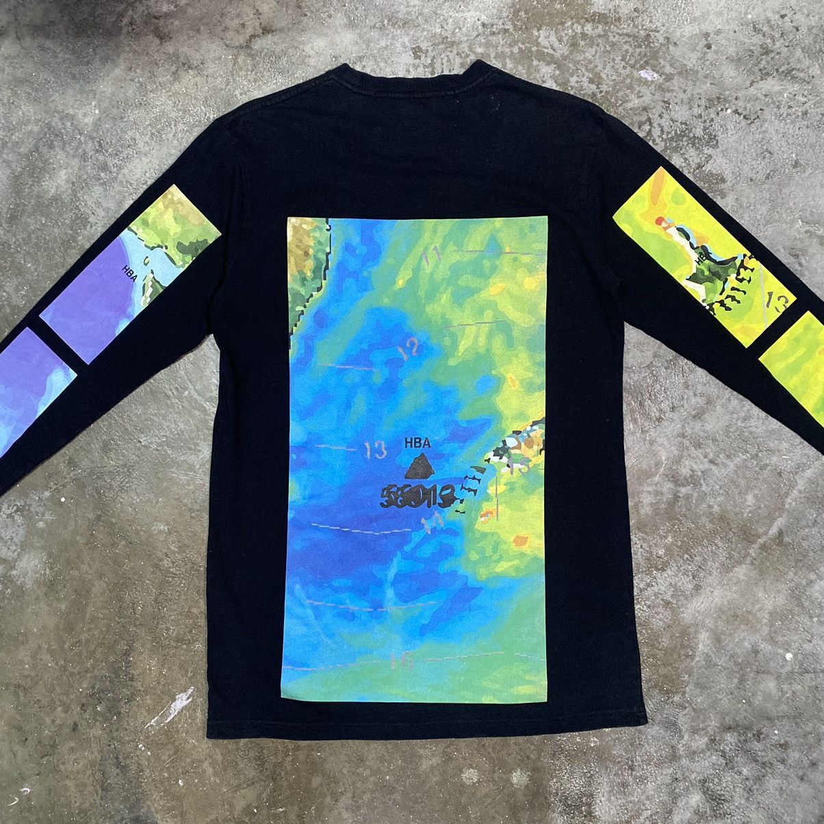 Hood By Air Hood By Air Shayne Oliver Thermal Weather Heat Map T Shirt Size US M / EU 48-50 / 2 - 12 Thumbnail