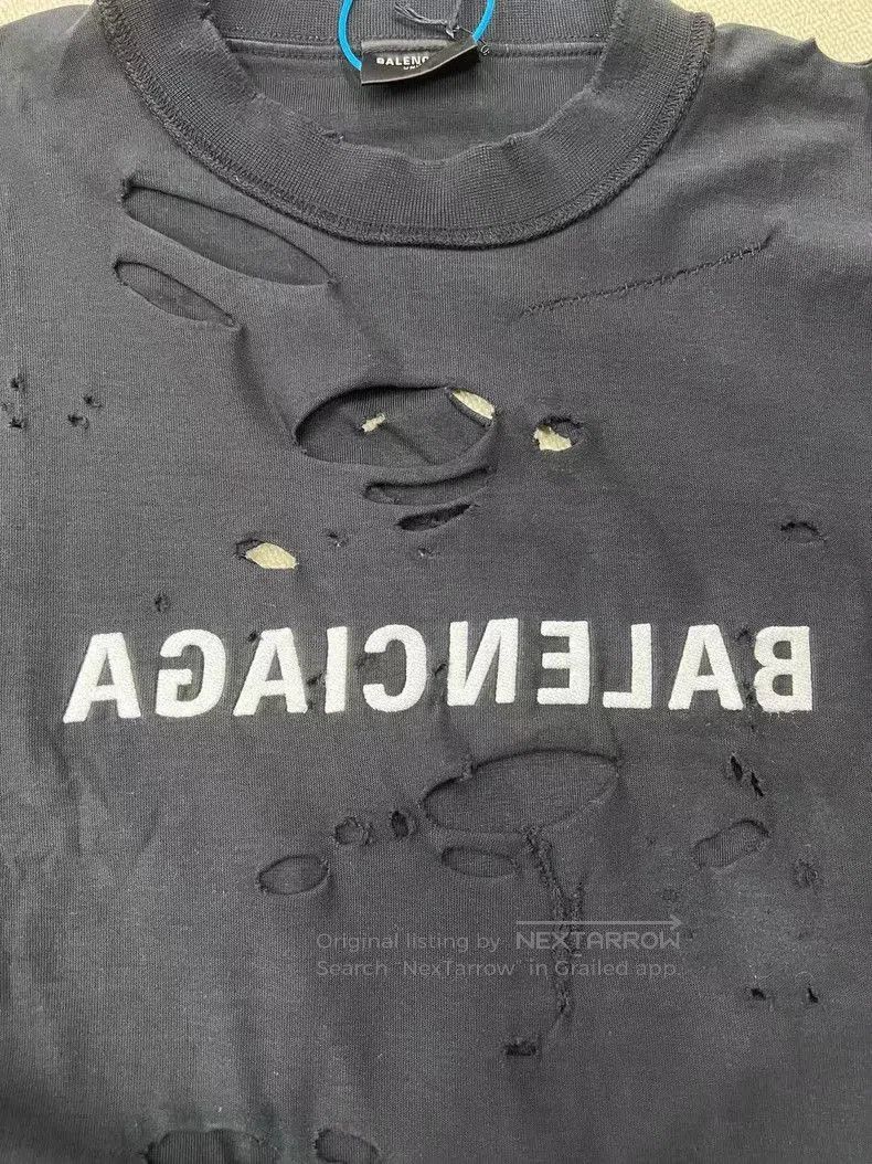 Balenciaga Balenciaga SS24 Logo Print Short Sleeve Tee. Size US XXS / EU 40 - 3 Thumbnail