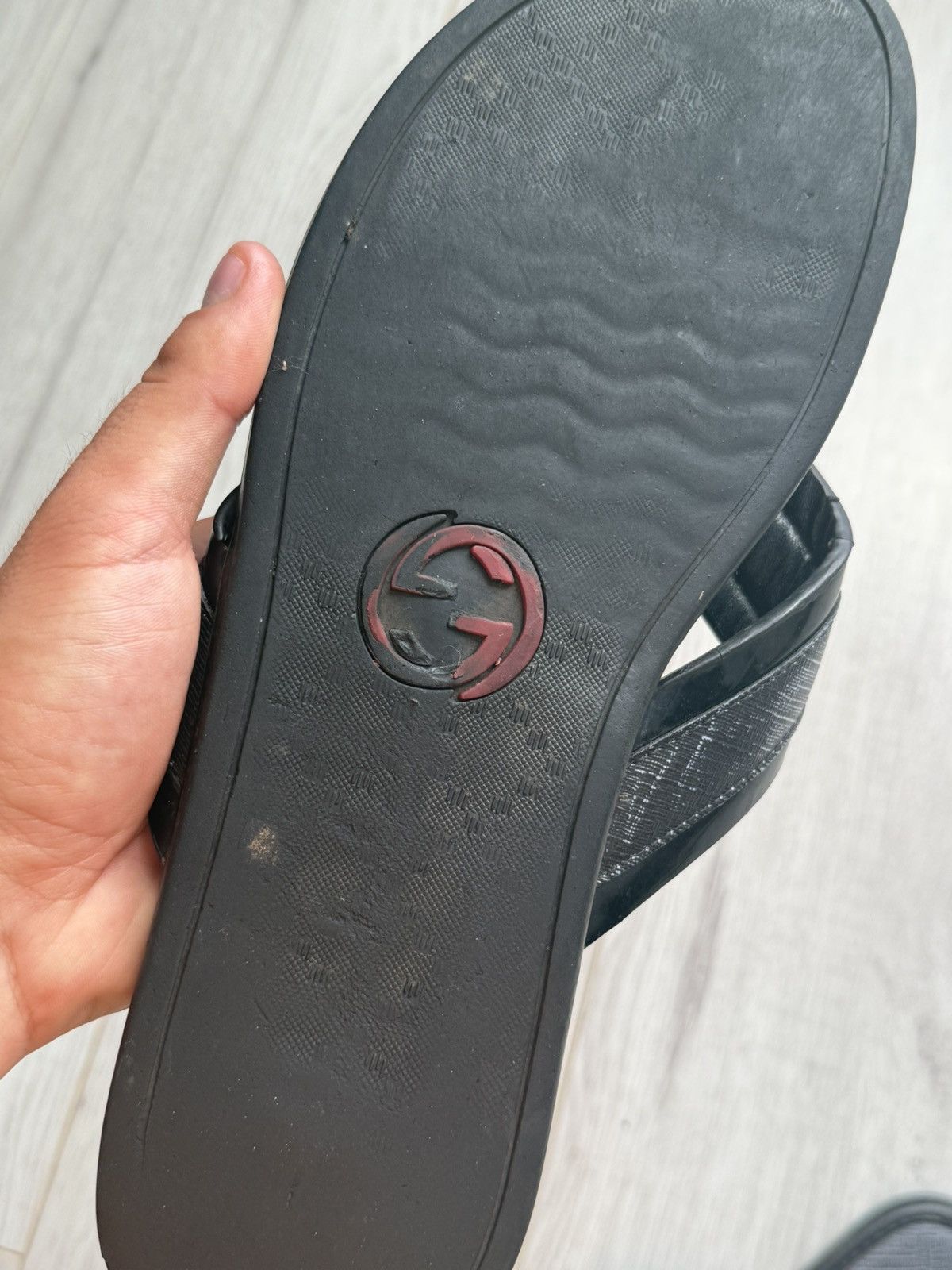 Gucci Vintage Gucci leather flip-flops Size US 9 / EU 42 - 8 Thumbnail
