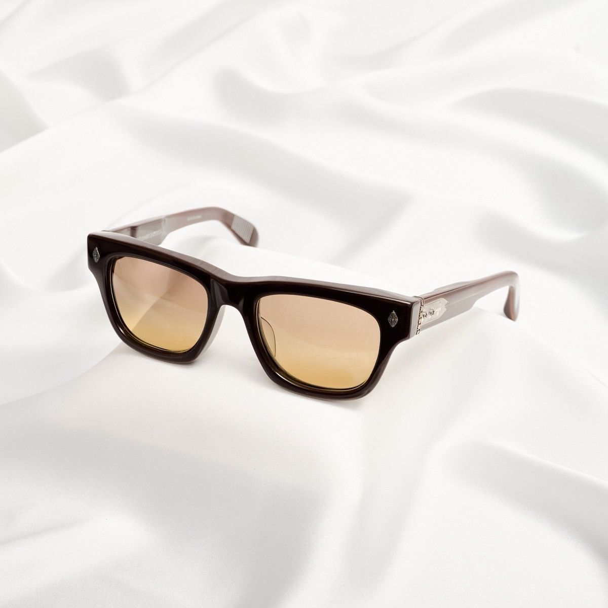 Chrome Hearts CHROME HEARTS DICK FITZENER CLASSIC BROWN SUNGLASSES Size ONE SIZE - 1 Thumbnail