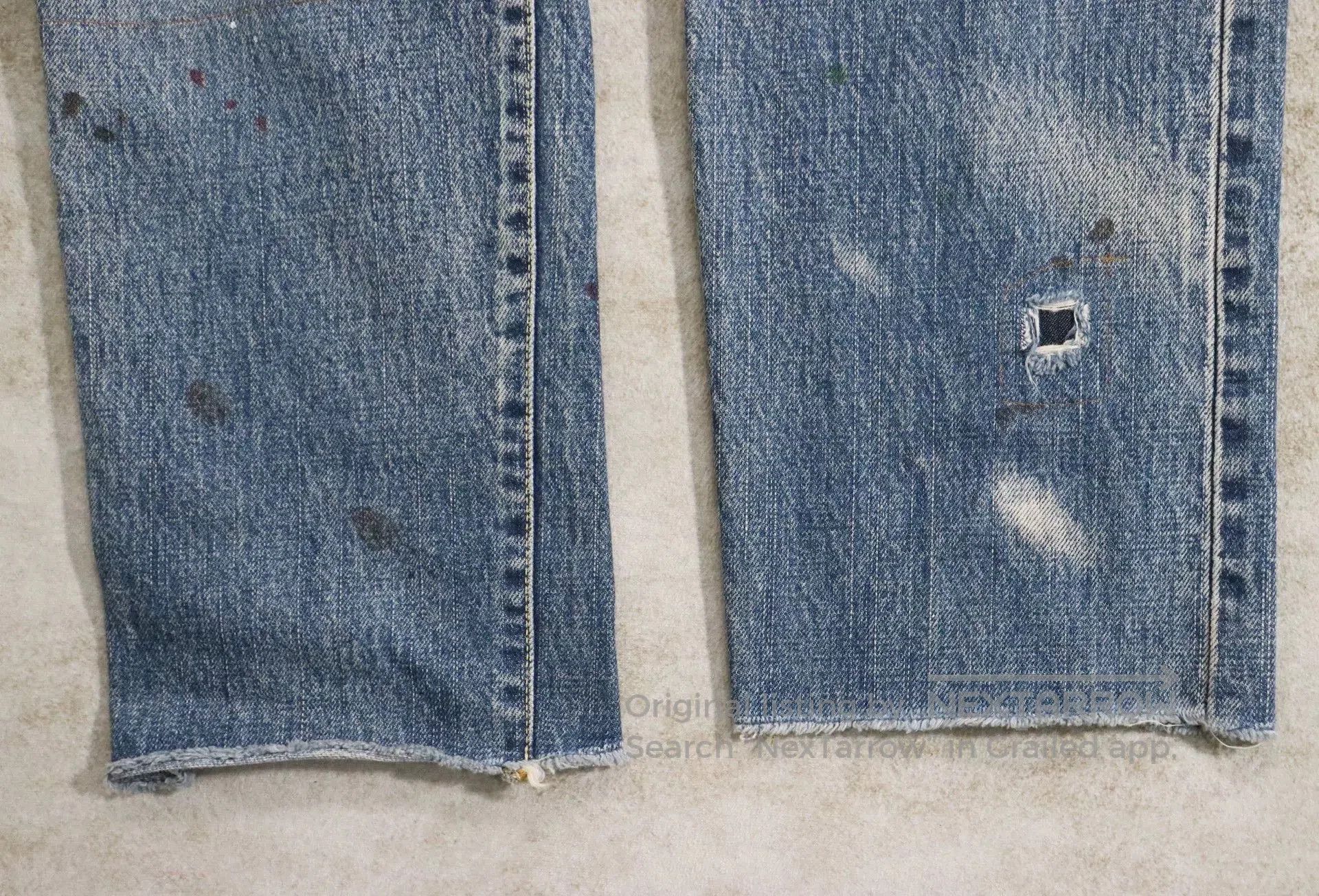 Visvim visvim 19aw journeyman tacked crash jeans. Size US 34 / EU 50 - 6 Thumbnail