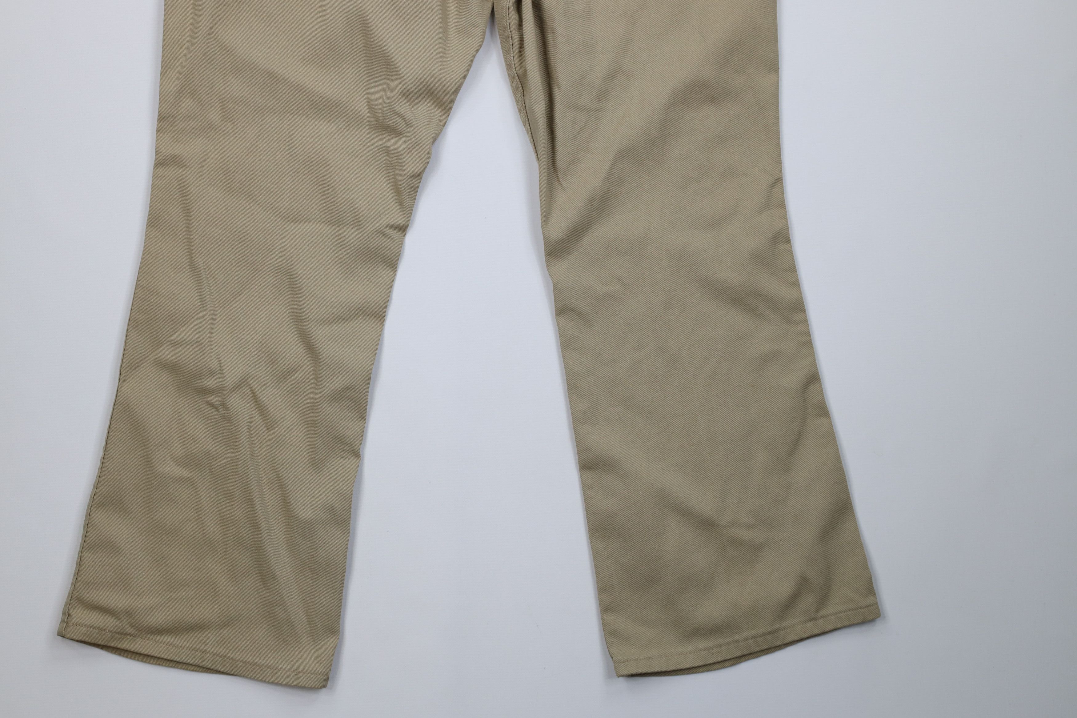 Vintage Vintage 70s Streetwear Bell Bottoms Denim Jeans Beige USA Size US 36 / EU 52 - 11 Thumbnail