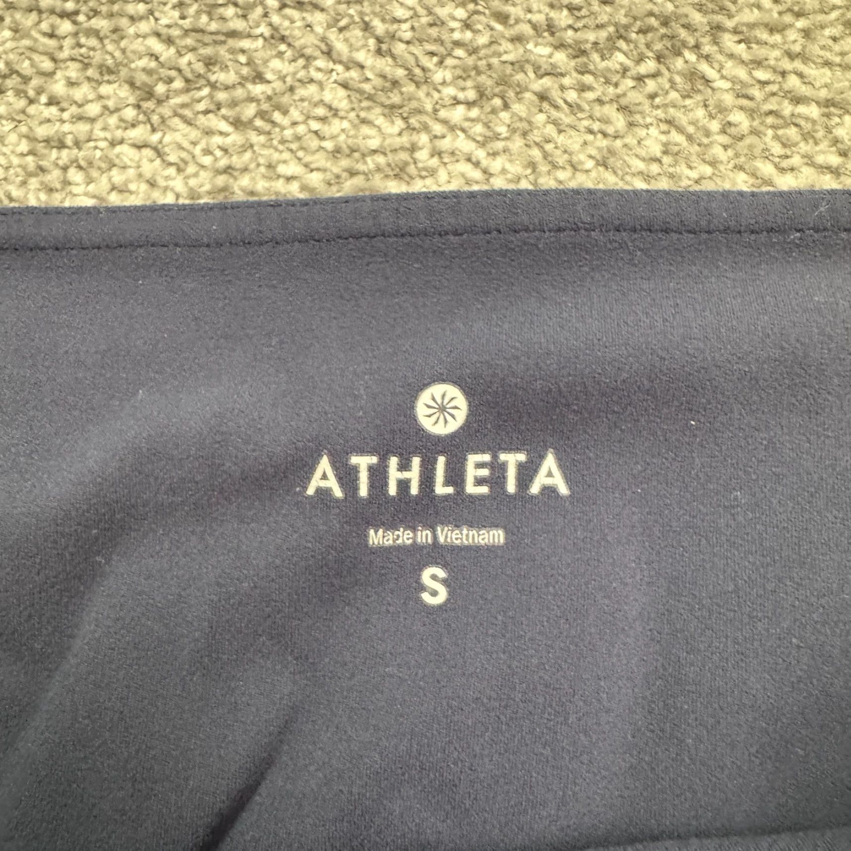 Athleta VINTAGE Athleta Women’s Cropped Leggings S Blue Active Yoga Comfortable Performance Activewear Size 28" / US 6 / IT 42 - 5 Thumbnail