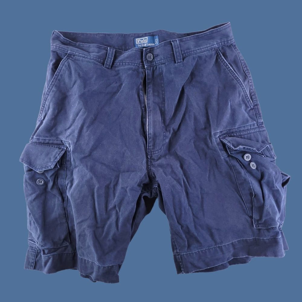 Polo Ralph Lauren Polo Ralph Lauren Shorts Cargo Men 35 Blue Cotton Vintage Polo Ralph Lauren Cargo Shorts Men 35 Blue Cotton Retro Size US S / EU 44-46 / 1 - 1 Thumbnail