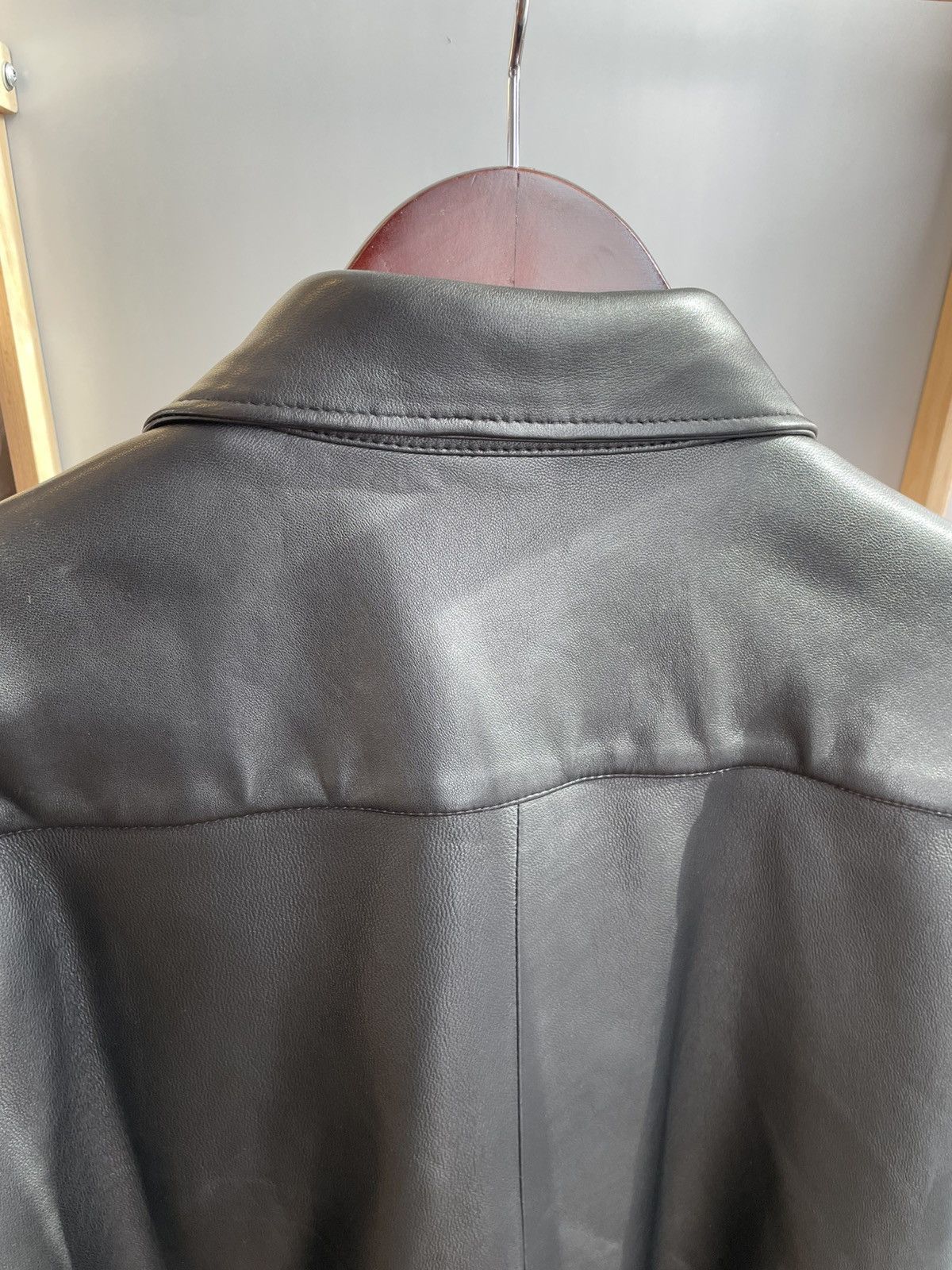 John Elliott John Elliott Black Leather Cloak Sz1/S Size US S / EU 44-46 / 1 - 10 Thumbnail