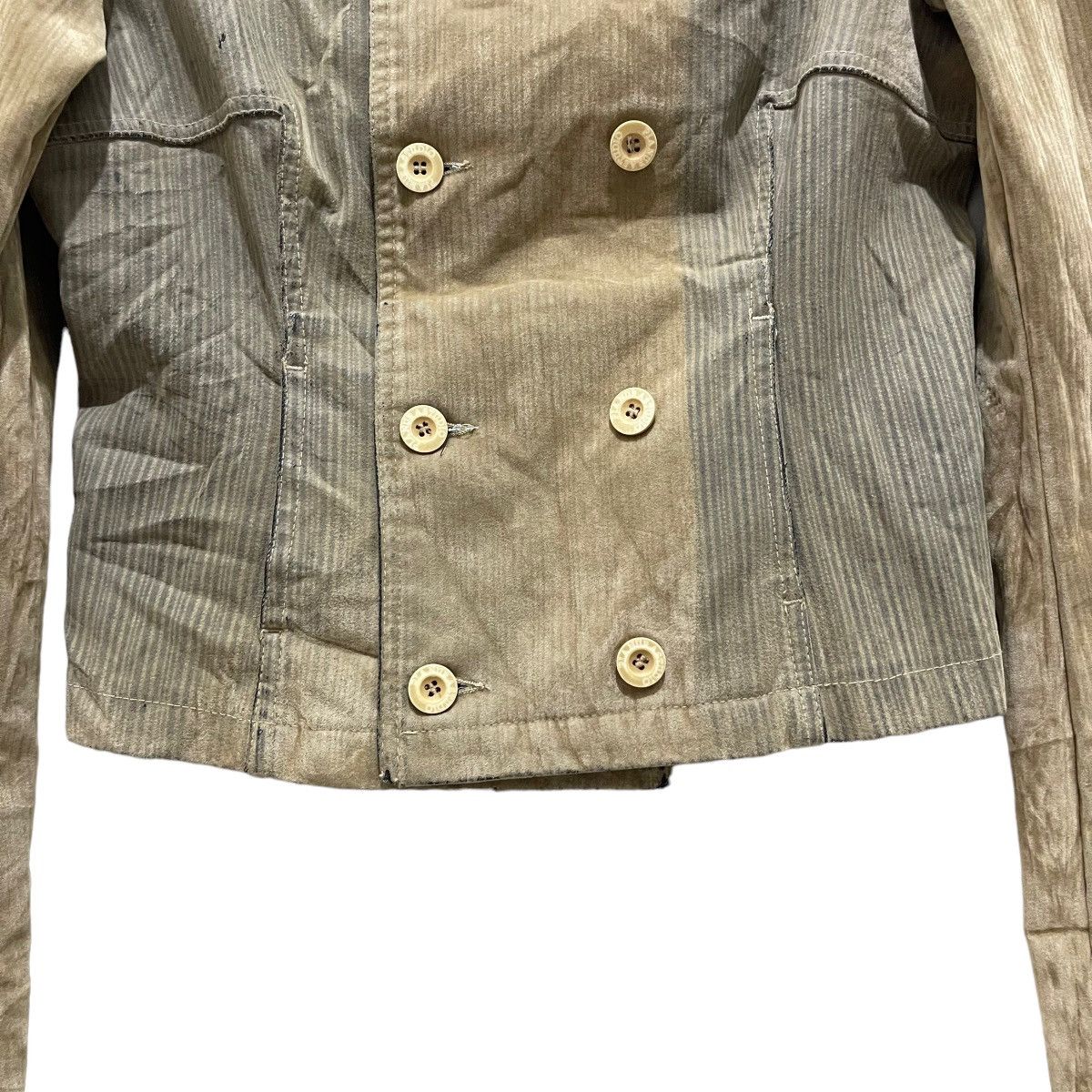 Vintage Pianurastudio Double Breasted Cropped Jacket Size M / US 6-8 / IT 42-44 - 7 Thumbnail