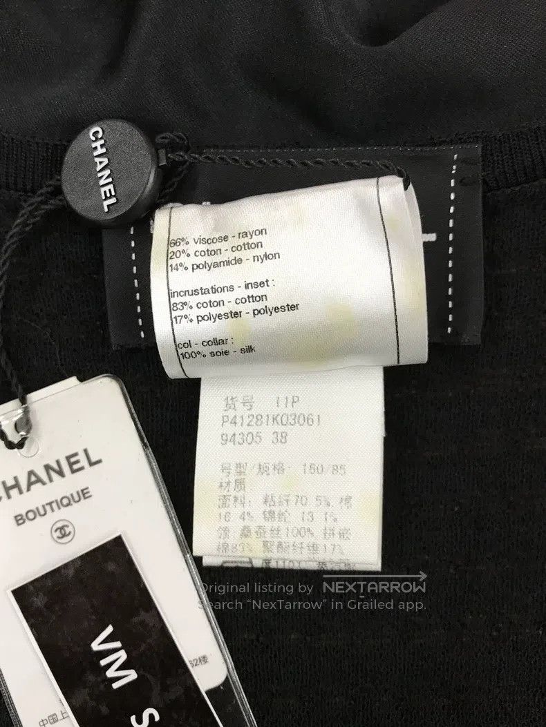 Chanel Chanel Black hollow stitching suit jacket Size XS / US 0-2 / IT 36-38 - 4 Thumbnail
