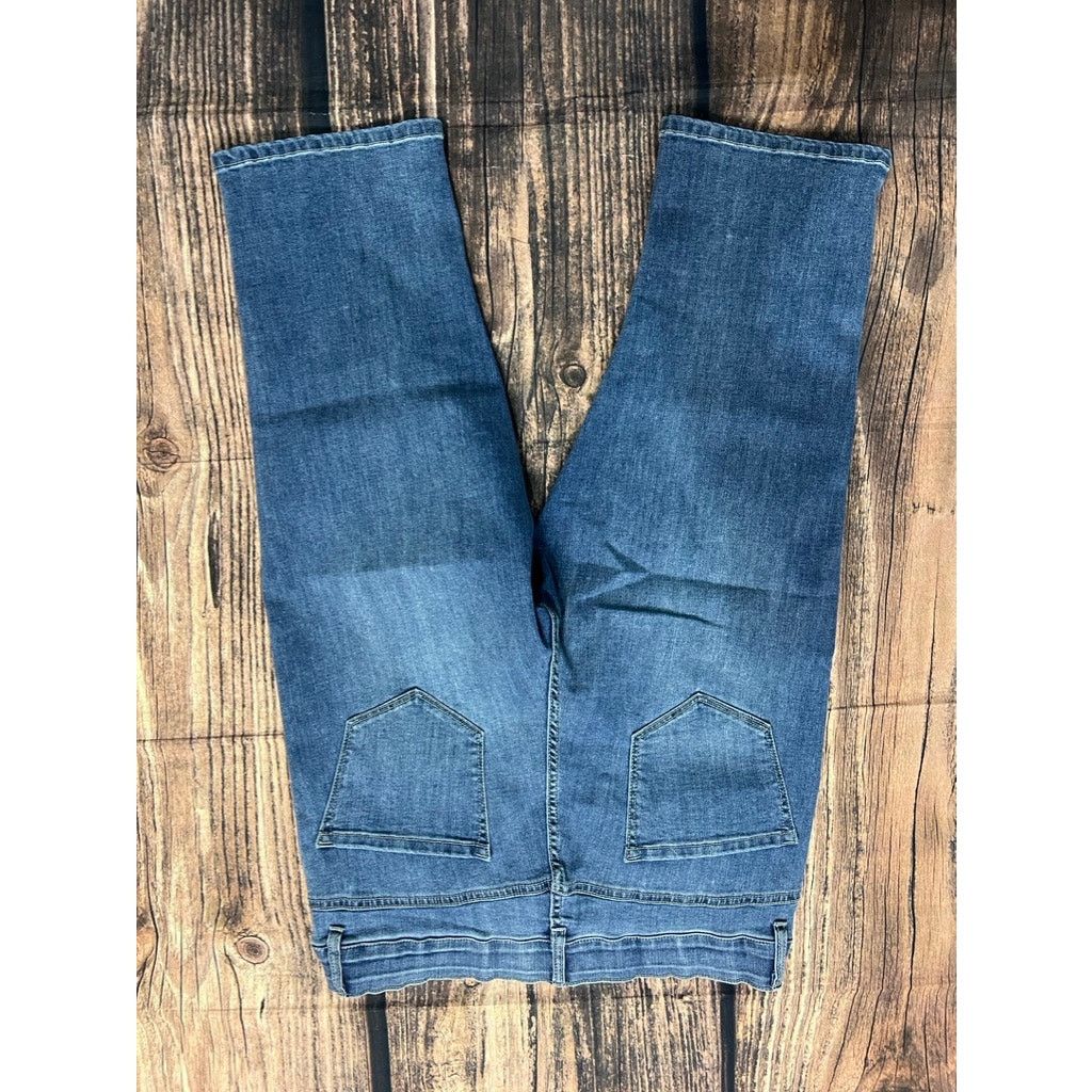 Boston Proper Boston Proper Women's Blue Denim Capri Pants Size 12 Size 34" / US 12 / IT 48 - 5 Thumbnail