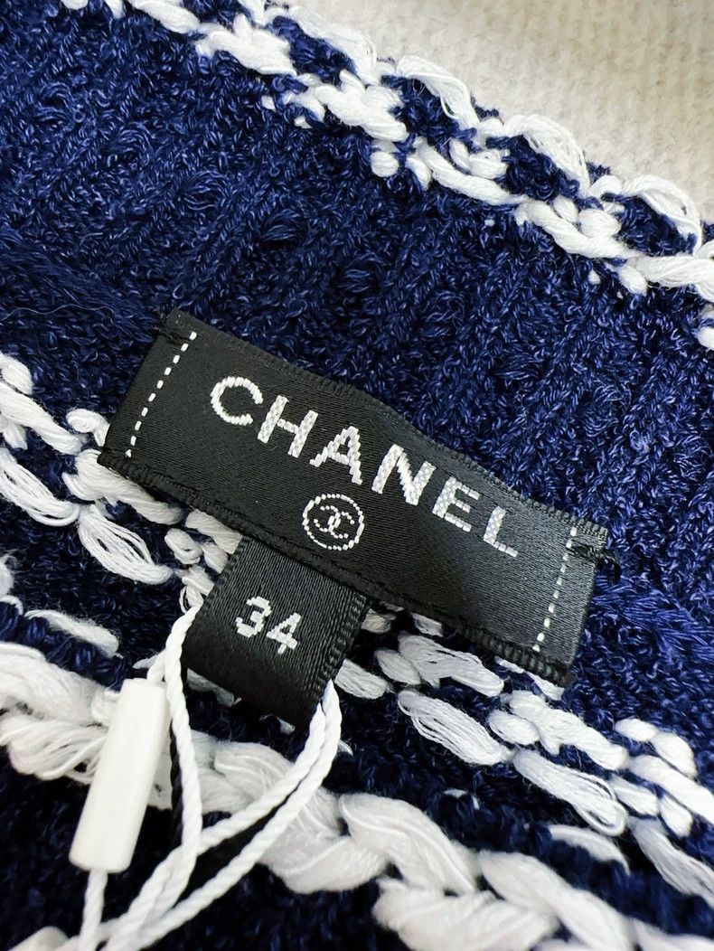 Chanel Chanel 20S Striped Knit Top Size M / US 6-8 / IT 42-44 - 6 Thumbnail