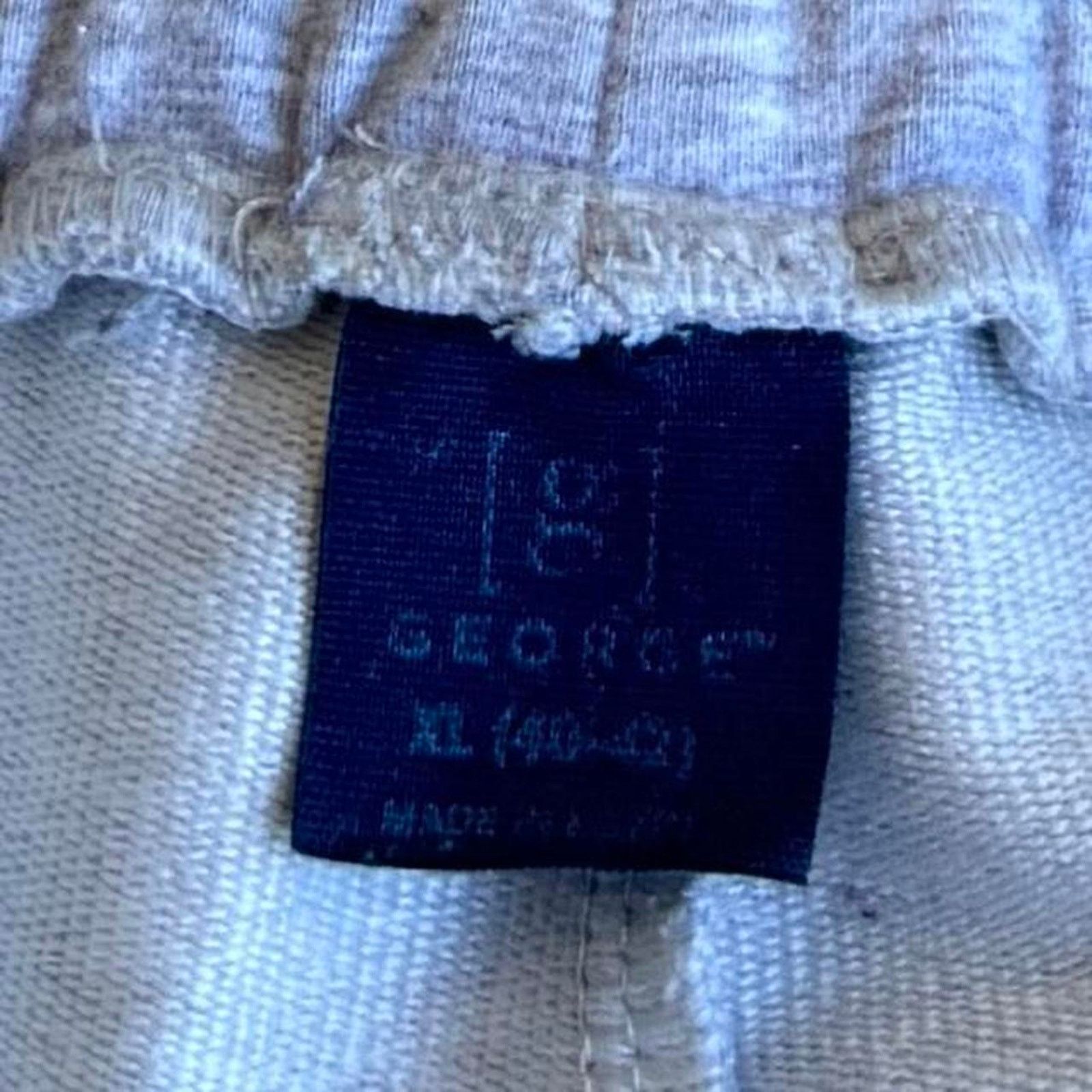 George × Vintage Vintage Y2K Heather Grey Baggy Essential Sweatpants Size US 40 / EU 56 - 3 Thumbnail