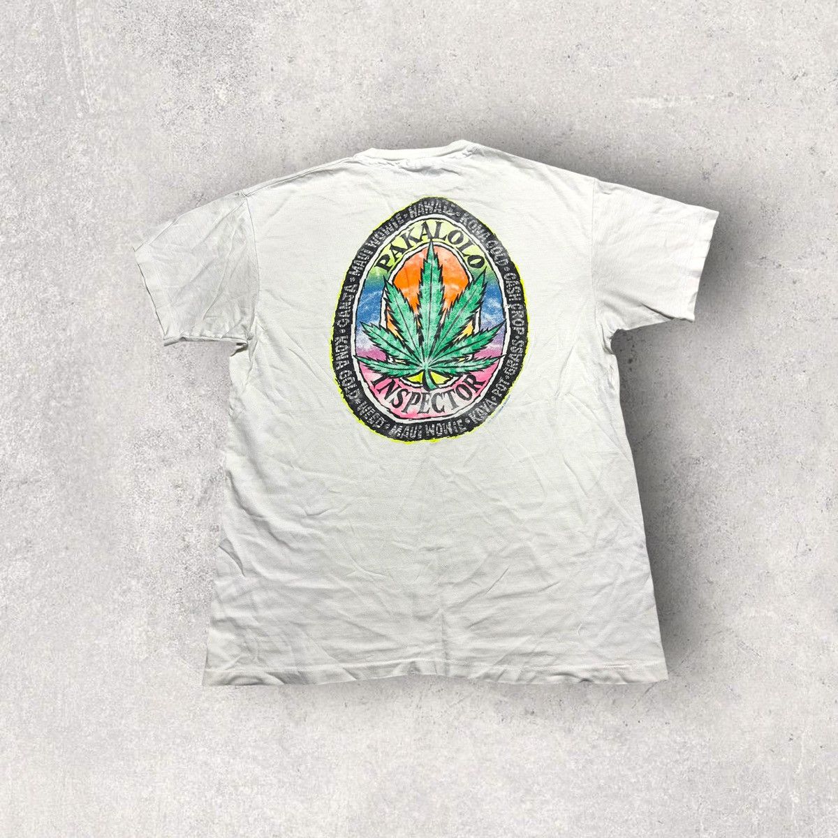 Hanes × Vintage Vintage Pakalolo Inspector weed tee Size US XL / EU 56 / 4 - 1 Thumbnail