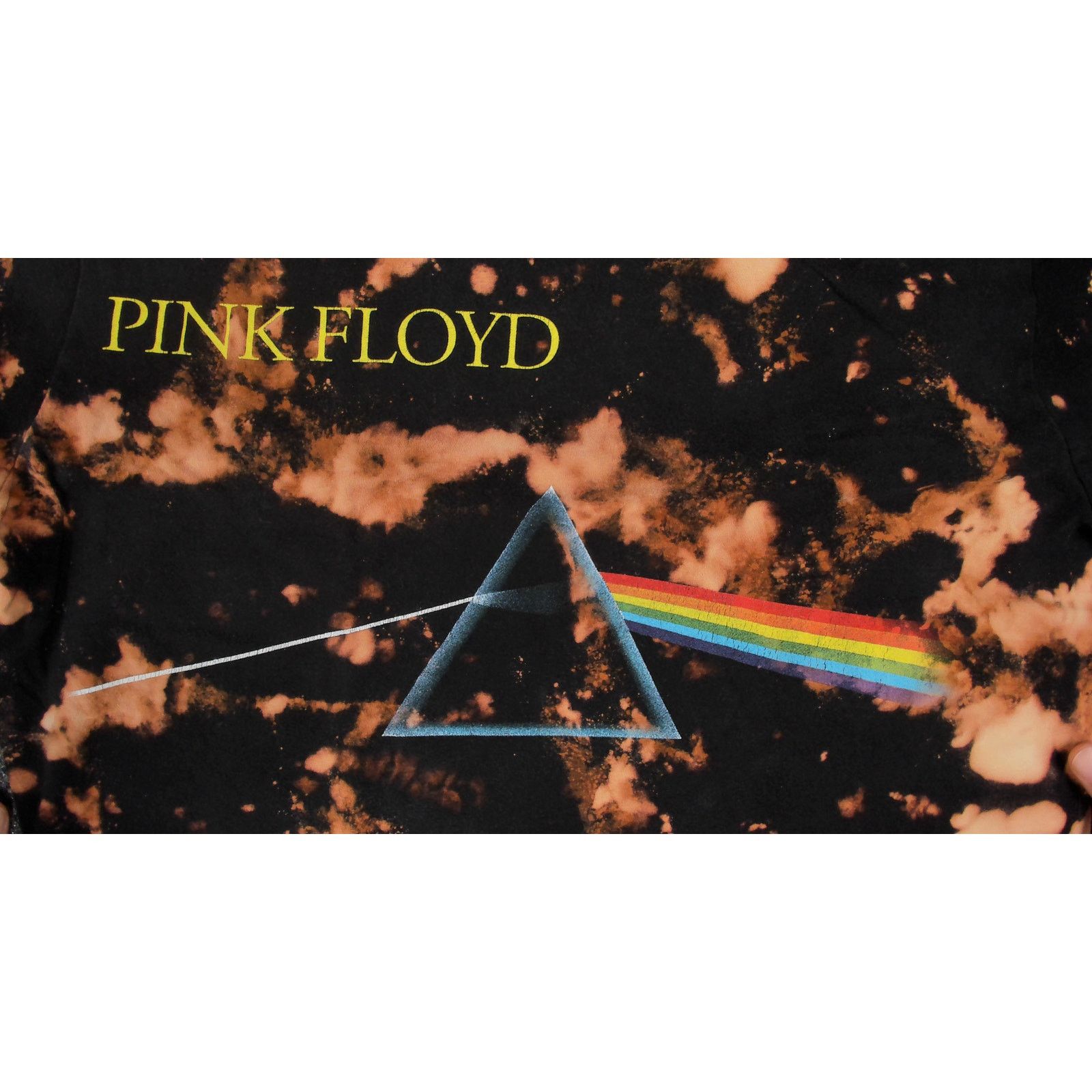 Pink Floyd Pink Floyd 2017 Custom Acid Wash Dark Side Tour Tee L Slim Size US L / EU 52-54 / 3 - 7 Thumbnail