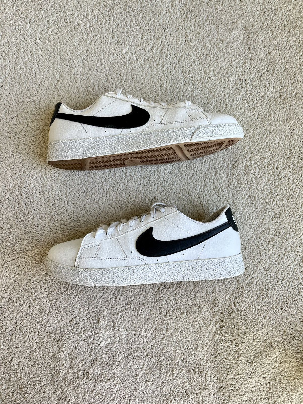 Nike × Vintage nike blazer low gs white black Size US 7.5 / IT 37.5 - 1 Thumbnail