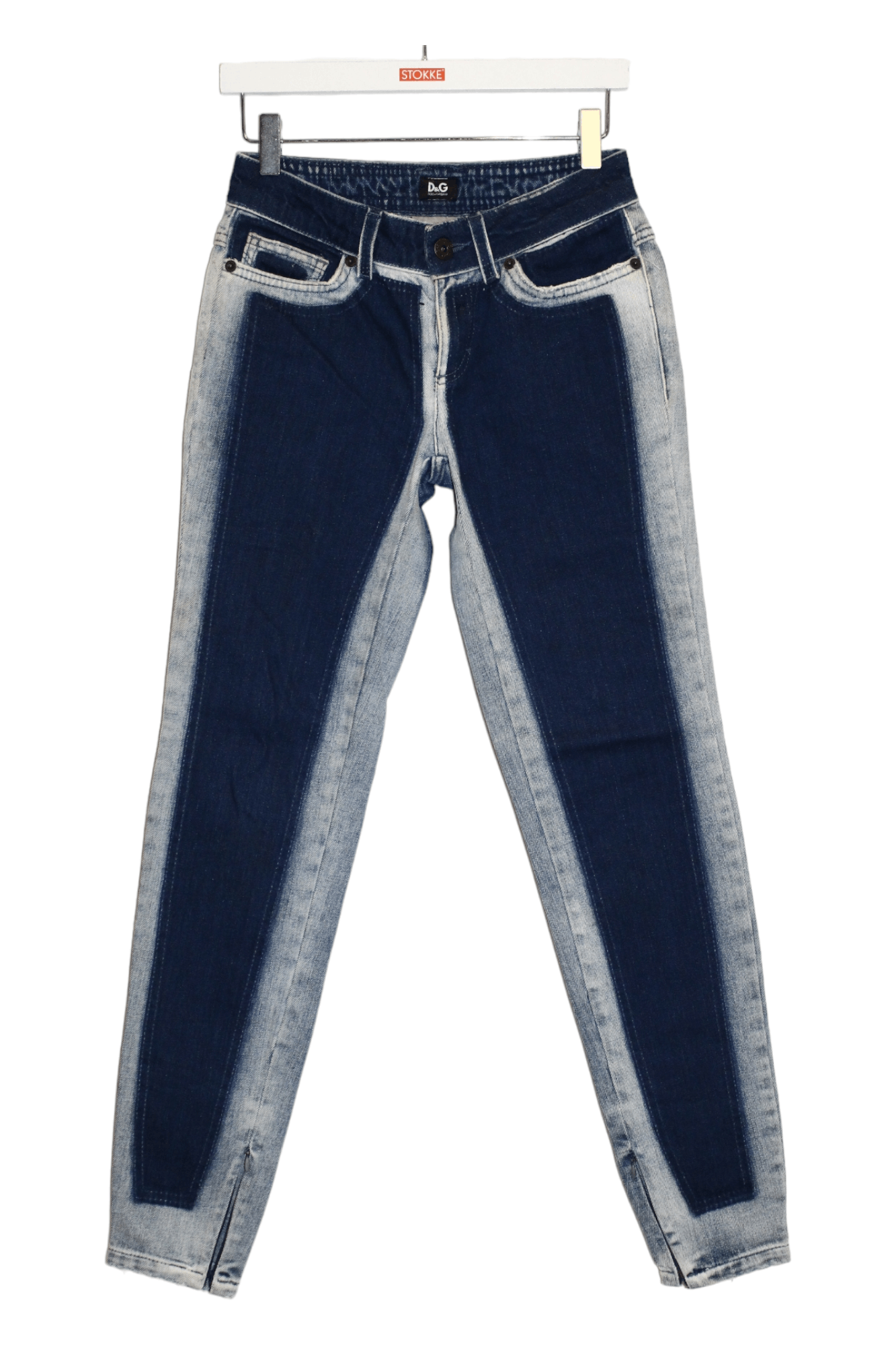 Dolce & Gabbana Dolce & Gabbana Very Tight Low Rise Bleach Skinny Jeans Size 25" / US 0 / IT 36 - 1 Thumbnail