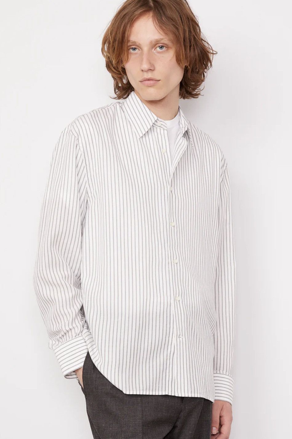 Acne Studios Acne studios york stripe shirt Size US S / EU 44-46 / 1 - 1 Thumbnail