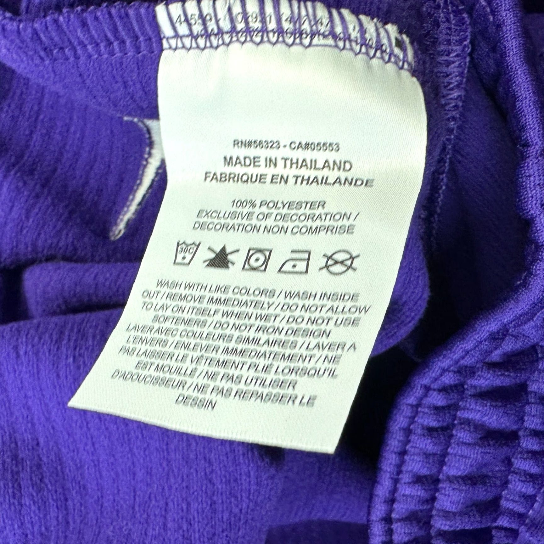 Nike Nike Pants Mens LT Large Tall Purple Kobe Bryant Therma Fit Lakers Basketball Size US 33 - 7 Thumbnail