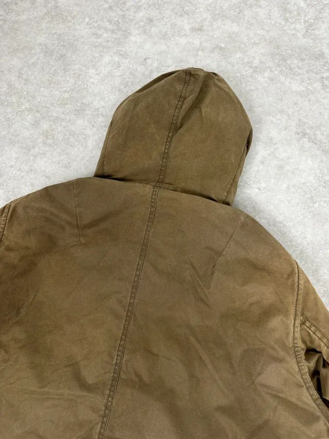 Prada 2000s Prada Khaki Green Long Hooded Coat Size US M / EU 48-50 / 2 - 7 Thumbnail