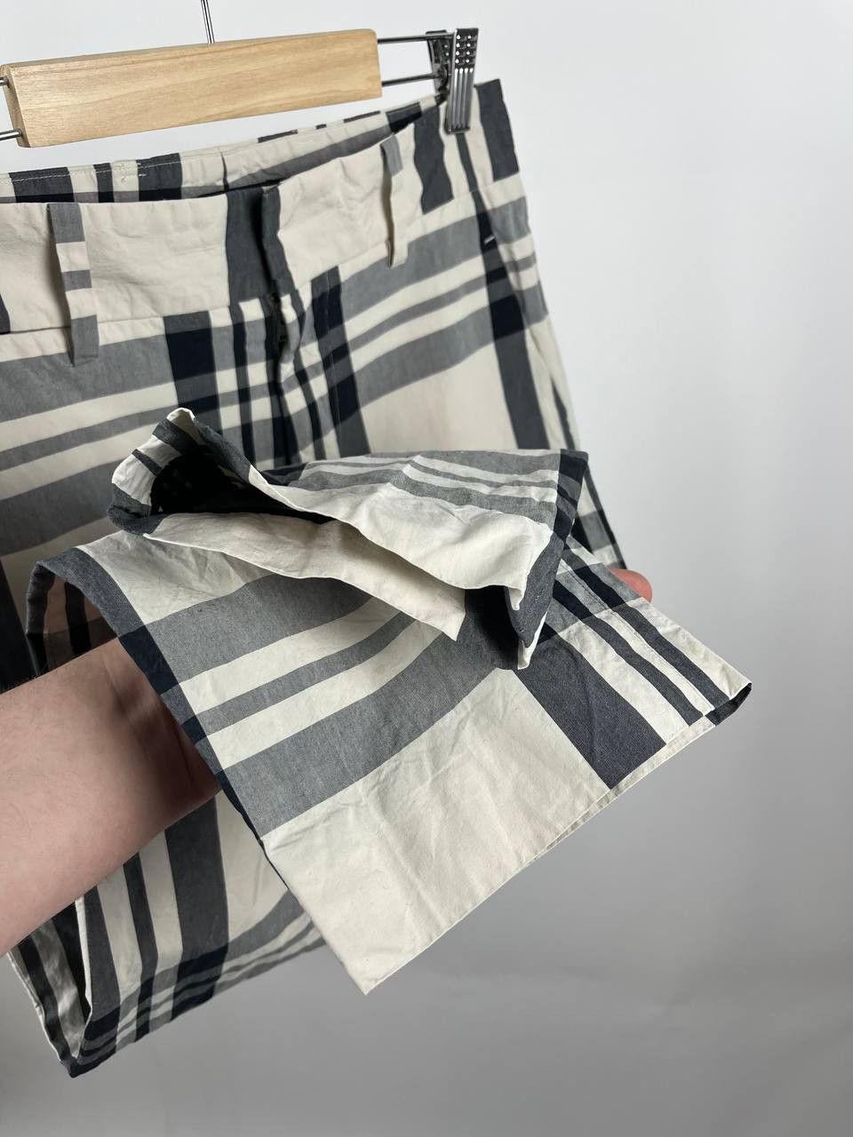 SOFIE D'HOORE Sofie D'hooreTartan Check Trousers Black White Plaid Size 30" / US 8 / IT 44 - 4 Thumbnail