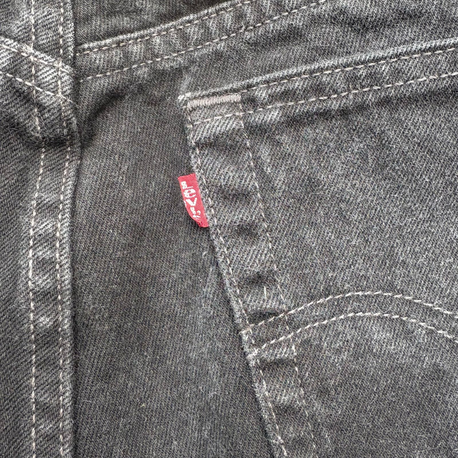 Levi's VTG 90s Levi’s 550 Jeans 16 Reg Black Relaxed Tapered 33x32 Size 38" / US 16 / IT 52 - 11 Thumbnail