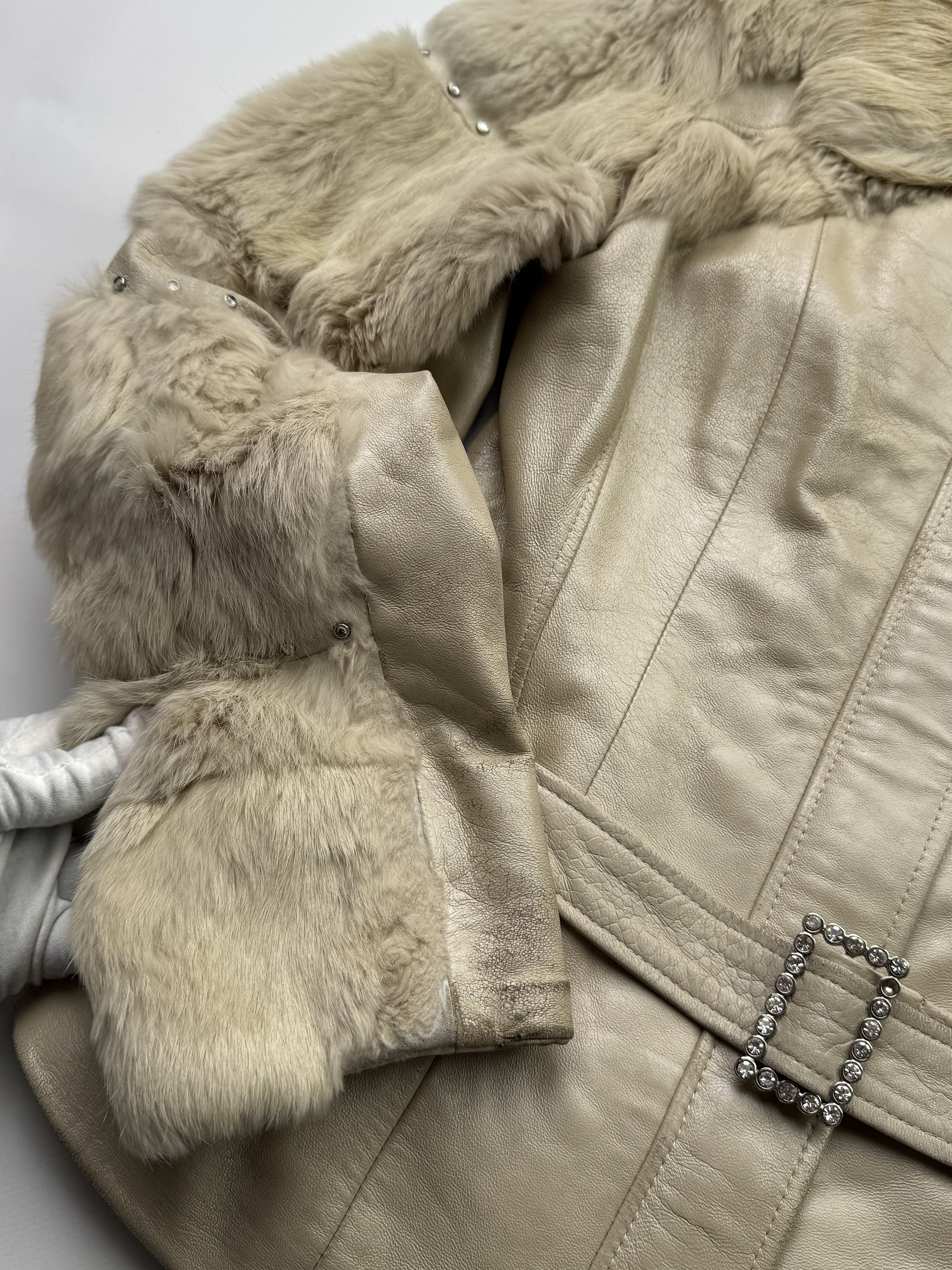 Vintage Vintage Real Fur/Leather Cropped Jacket B562(V355)E2 Size S / US 4 / IT 40 - 5 Thumbnail