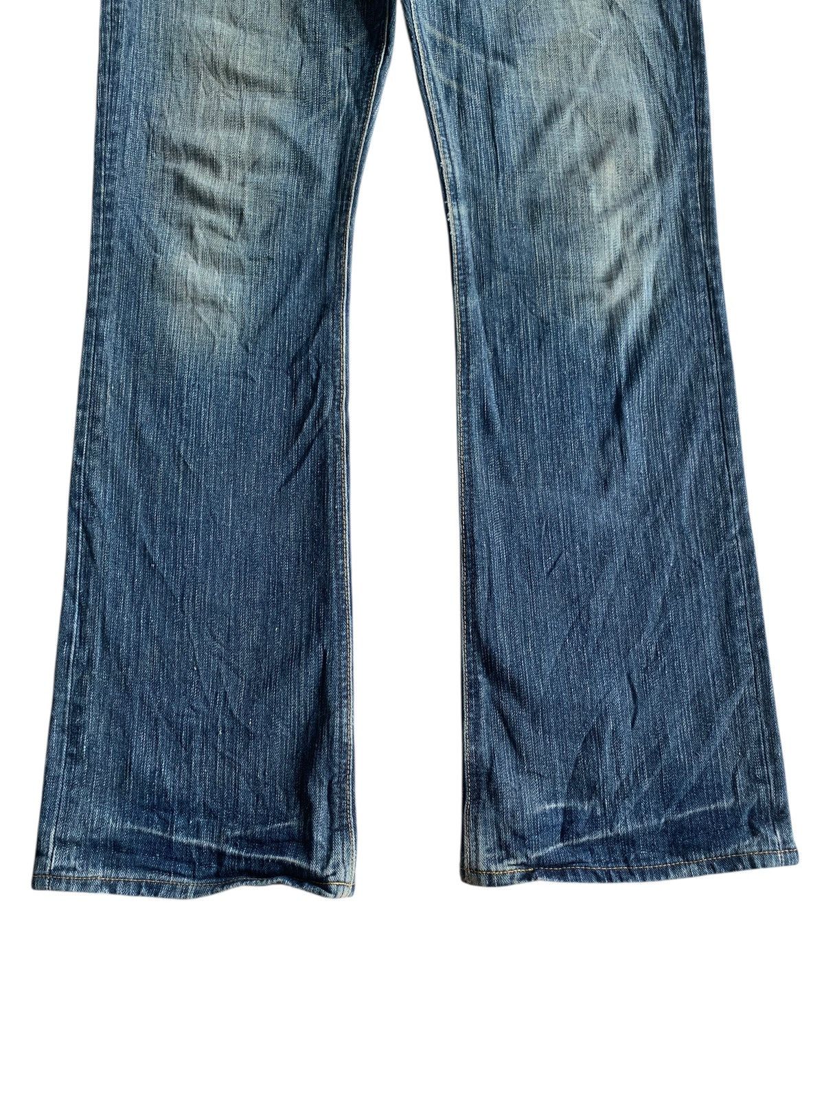 Lee FLARE LEE RIDERS RUSTY JAPANESE PUNK STYLE DISTRESSED DENIM Size US 31 - 6 Thumbnail
