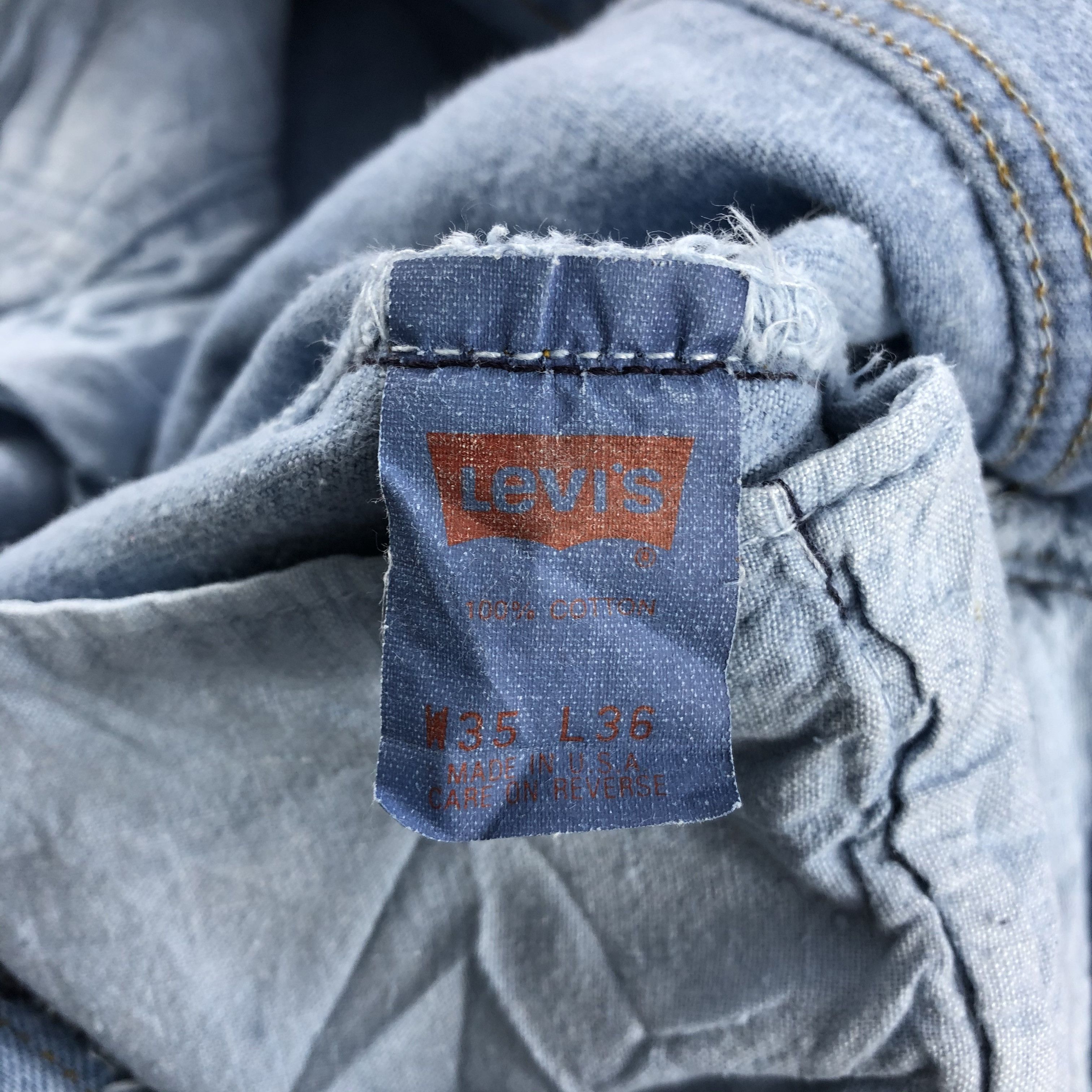 Levi's × Vintage Vintage 90s Levis 501 Jeans-JM2371 Size US 34 / EU 50 - 14 Thumbnail