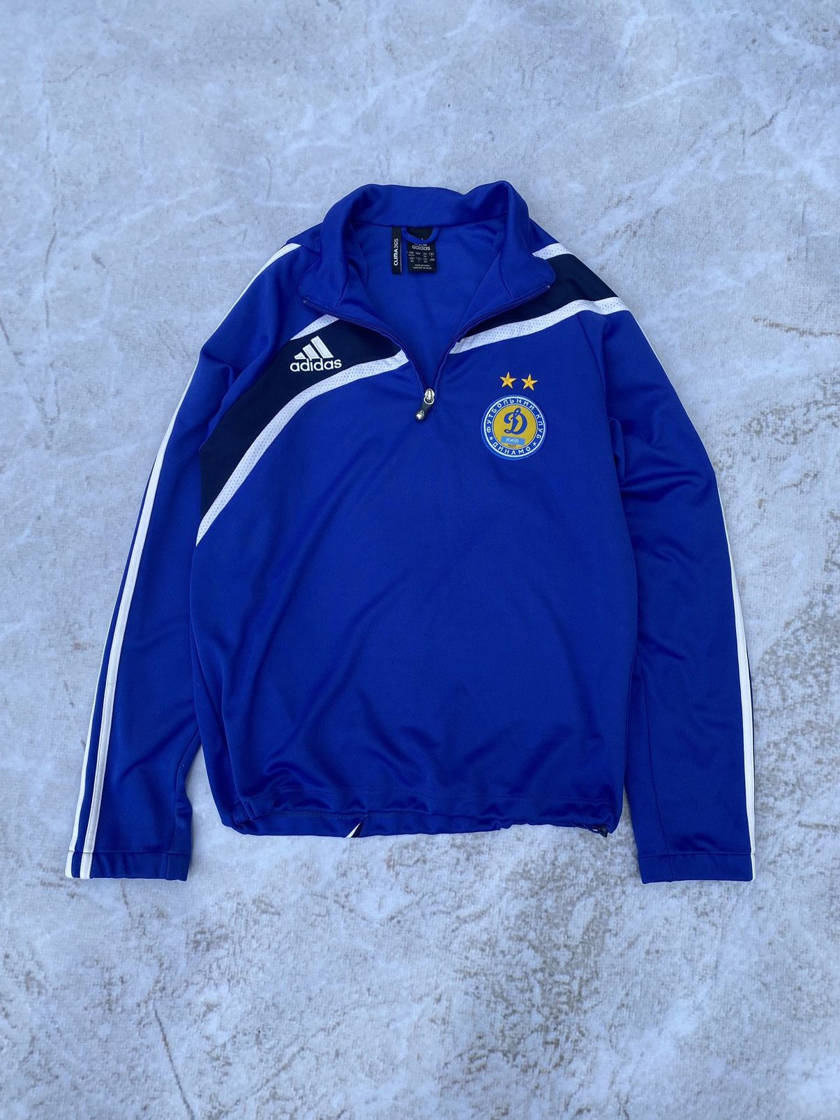 Adidas × Vintage FC Dinamo Kyiv Adidas Soccer Jersey Track Jacket 1/3 zip Size US L / EU 52-54 / 3 - 1 Thumbnail