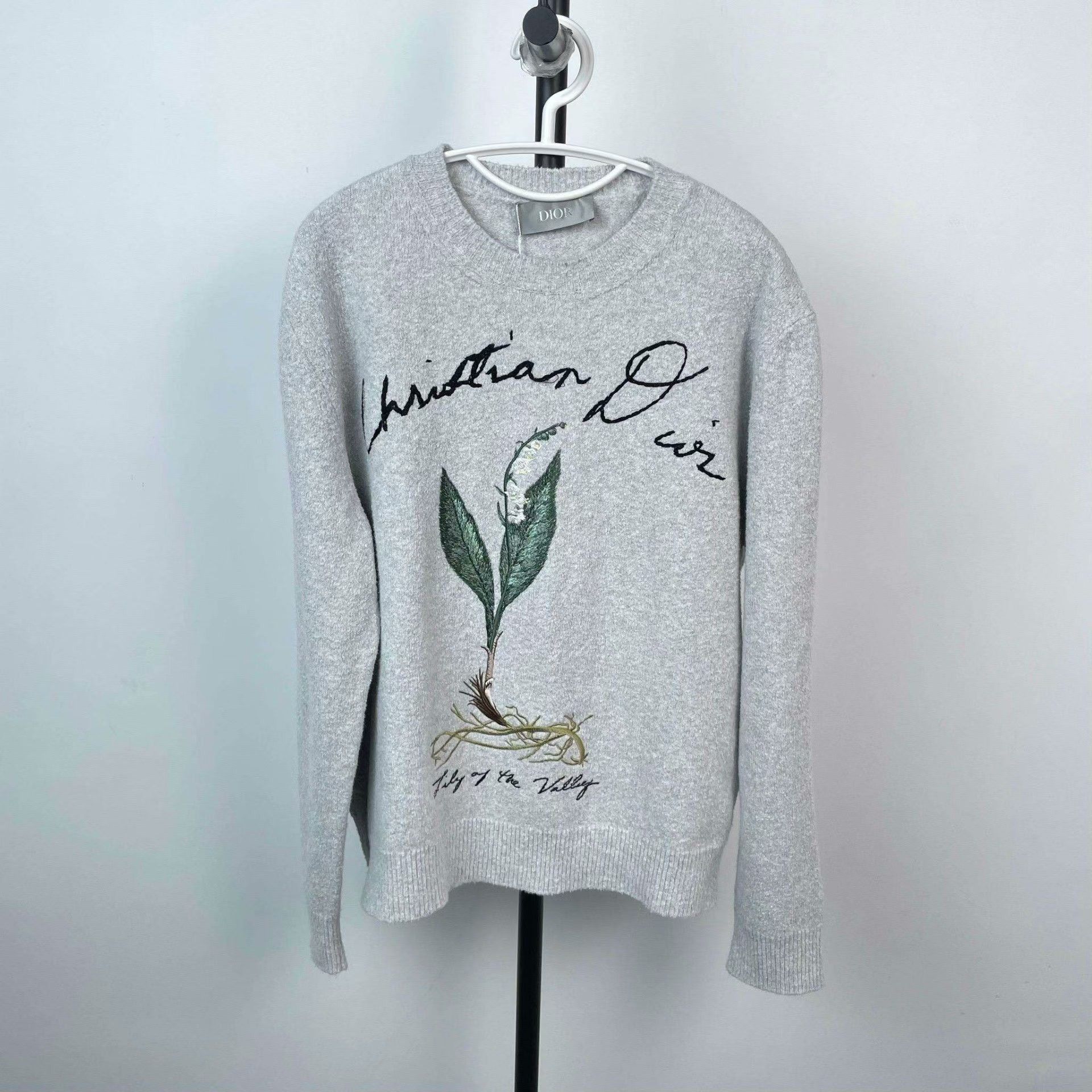 Dior Dior Knit Gray Sweater L Women Size L / US 10 / IT 46 - 1 Thumbnail