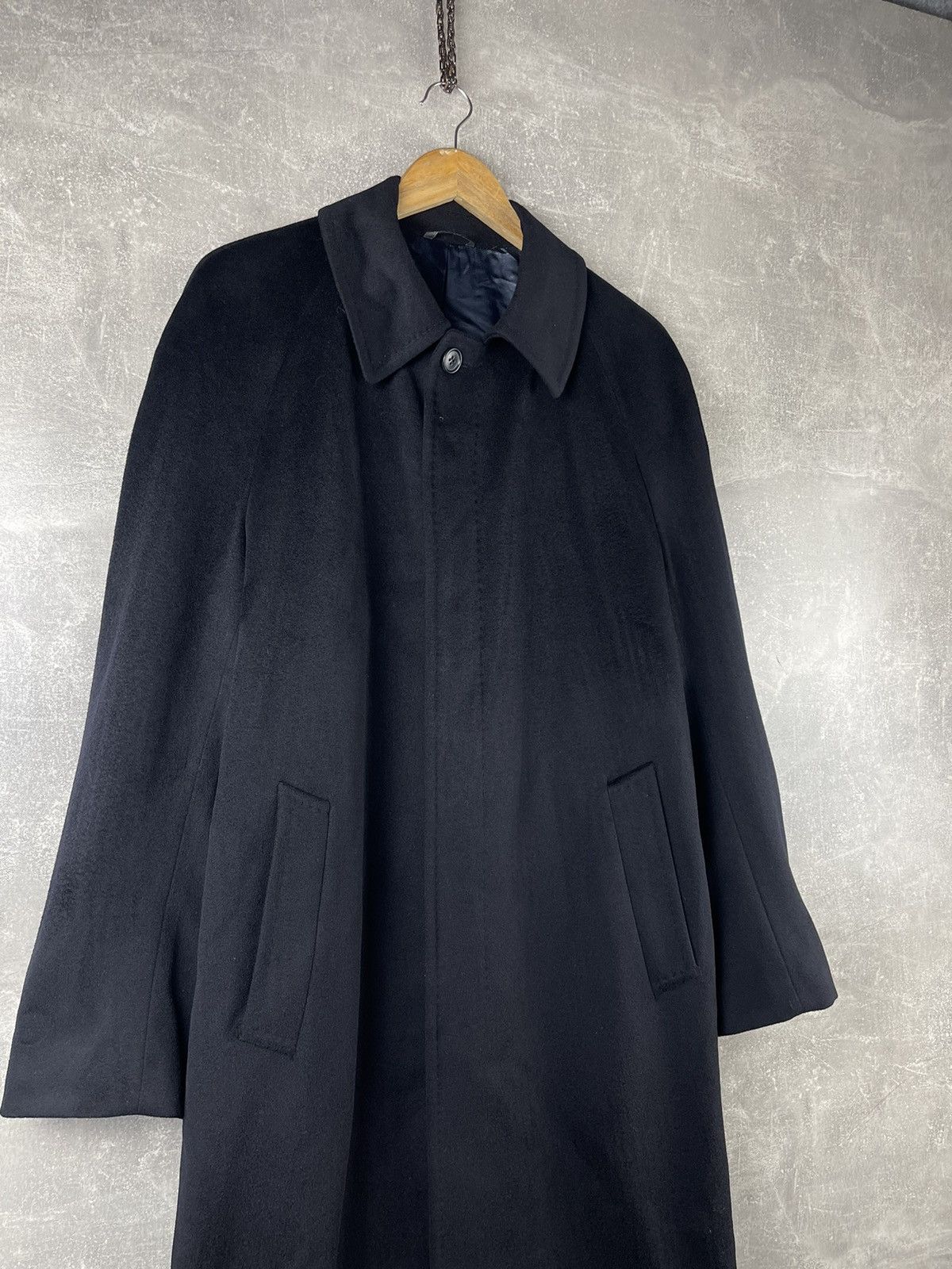 Tombolini Tombolini ing Loro Piana Wool Belted Overcoat Black Size US L / EU 52-54 / 3 - 3 Thumbnail