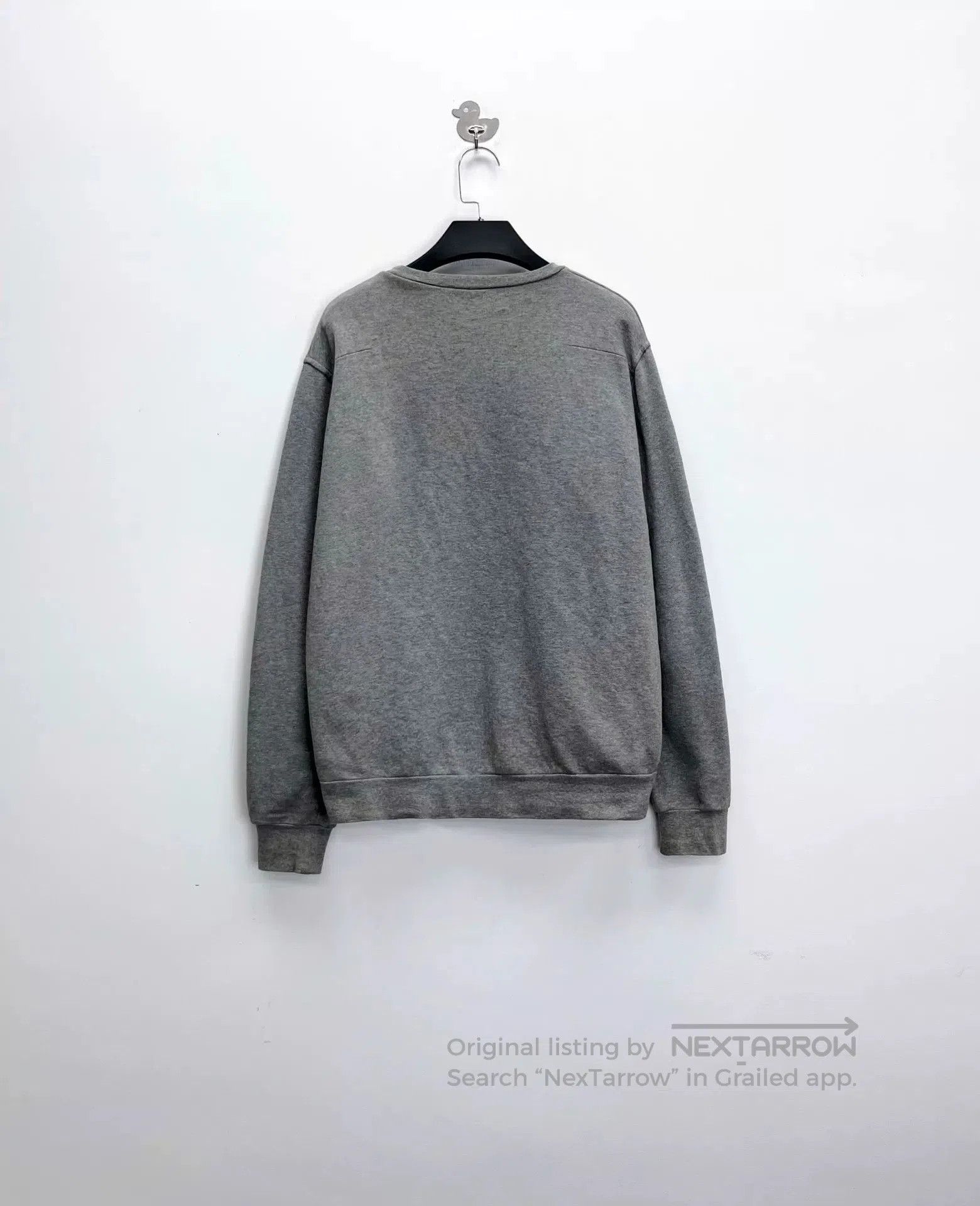 Dior Dior Gray Embroidered Camellia Logo Sweatshirt. Size M / US 6-8 / IT 42-44 - 2 Thumbnail