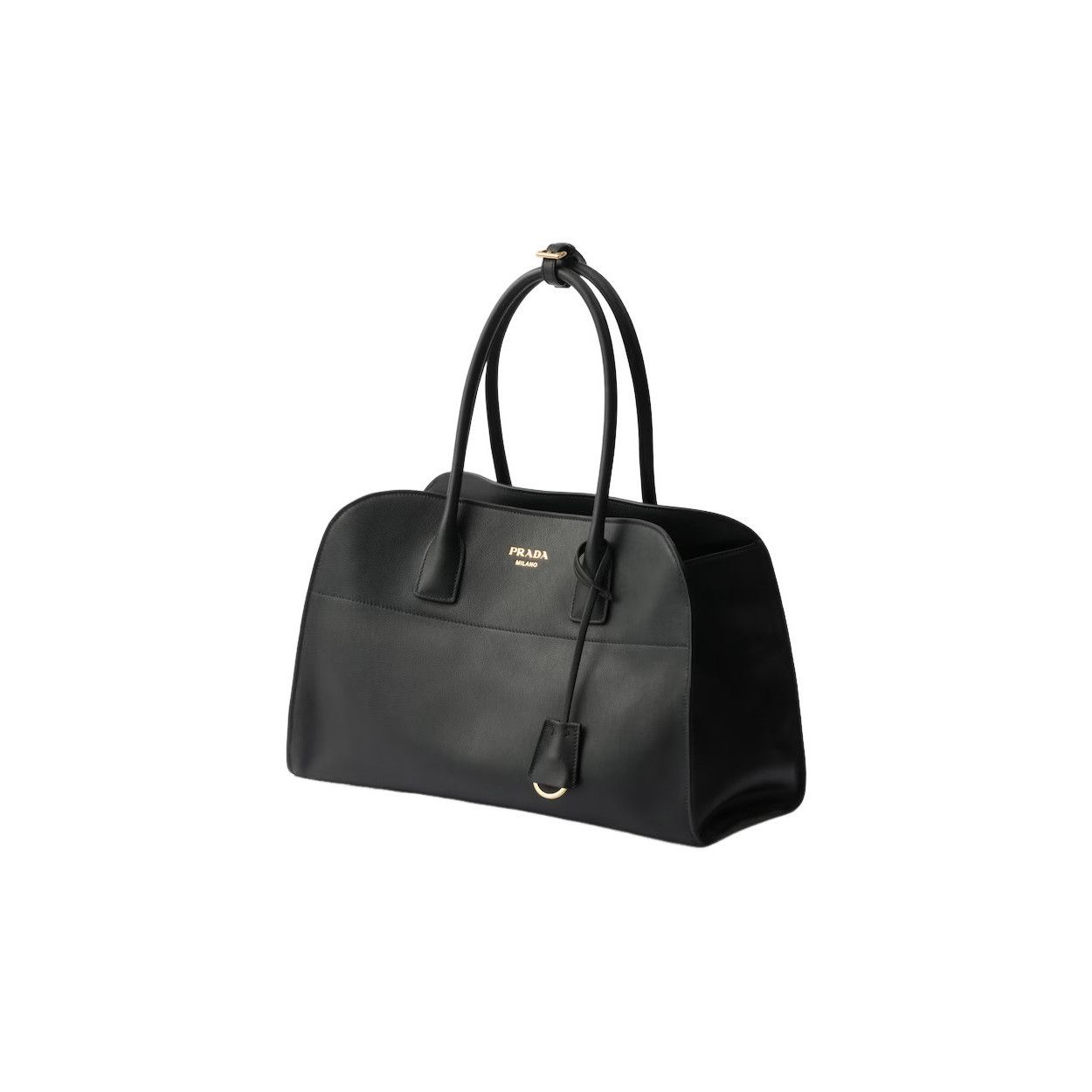 Prada PRADA $4300 Black Leather Large Tote Bag New & Authentic Size ONE SIZE - 2 Thumbnail