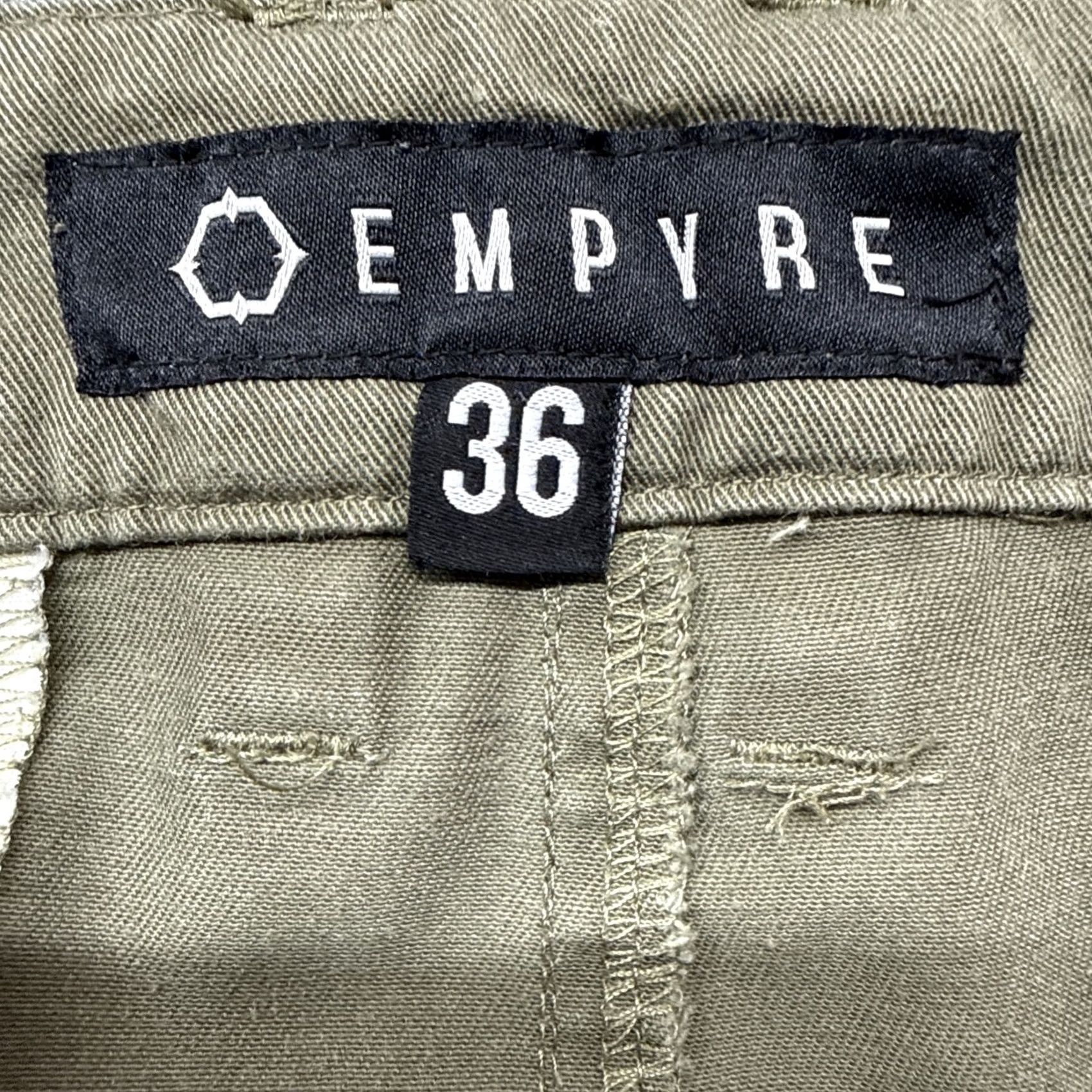 Empyre Empyre Cargo Pants Mens 36x29 Green Adjustable Waist Straight Leg Utility Casual Pants Mens Green Adjustable Waist Straight Leg Cargo Pocket Casual Size US 36 / EU 52 - 5 Thumbnail