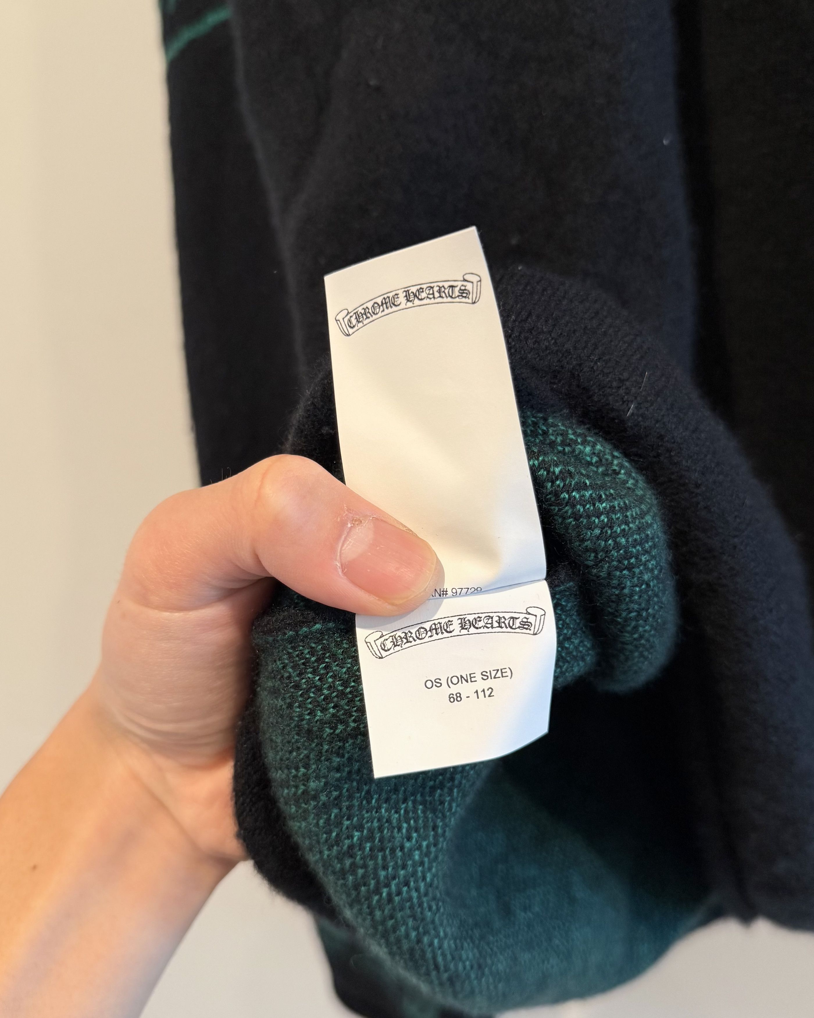 Chrome Hearts Chrome Hearts Online Exclusive Cashmere Knit Size US XL / EU 56 / 4 - 5 Thumbnail