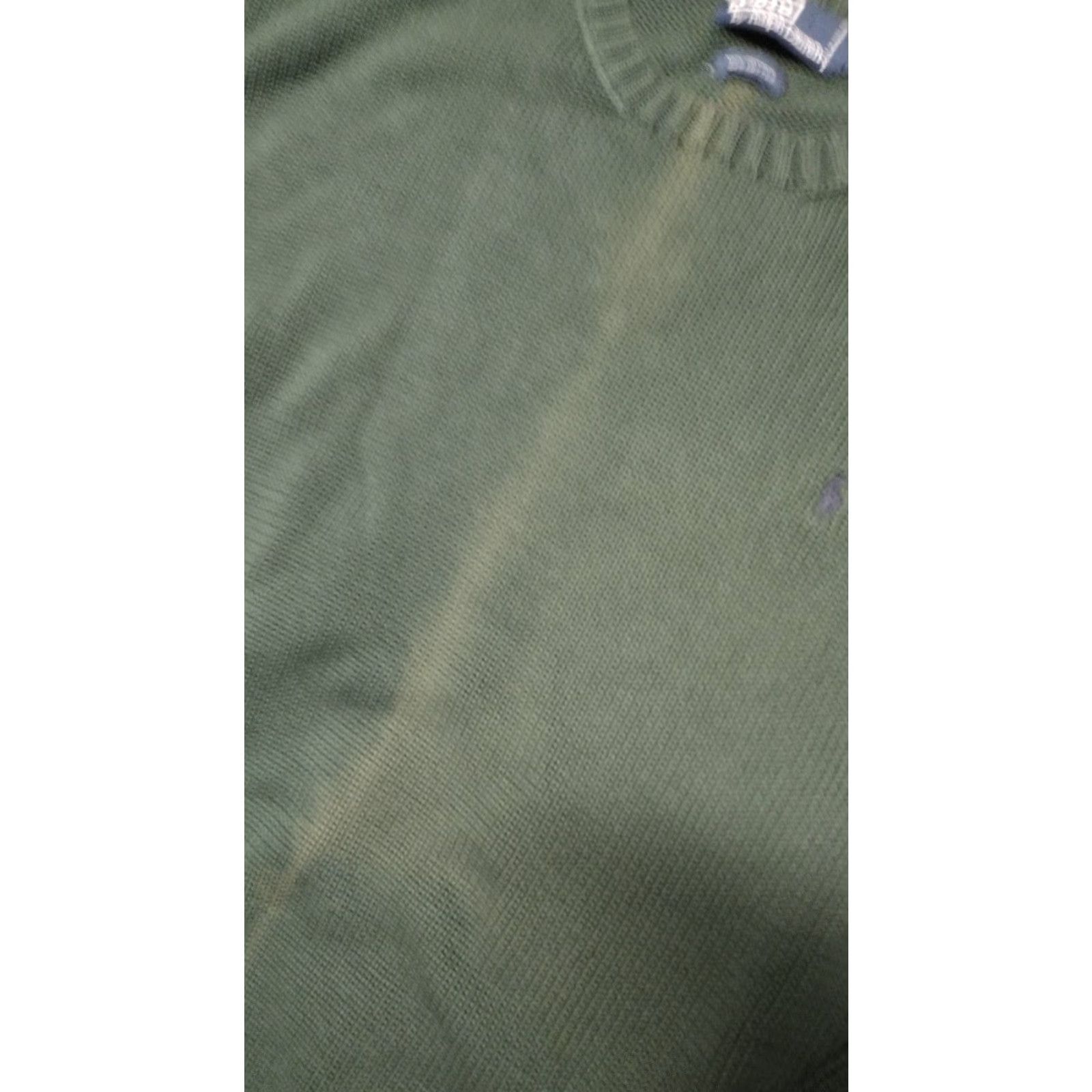 Ralph Lauren VINTAGE Ralph Lauren Polo Sweater XL Green 90s Retro Rare Pony Knit FLAWED Size US XL / EU 56 / 4 - 3 Thumbnail