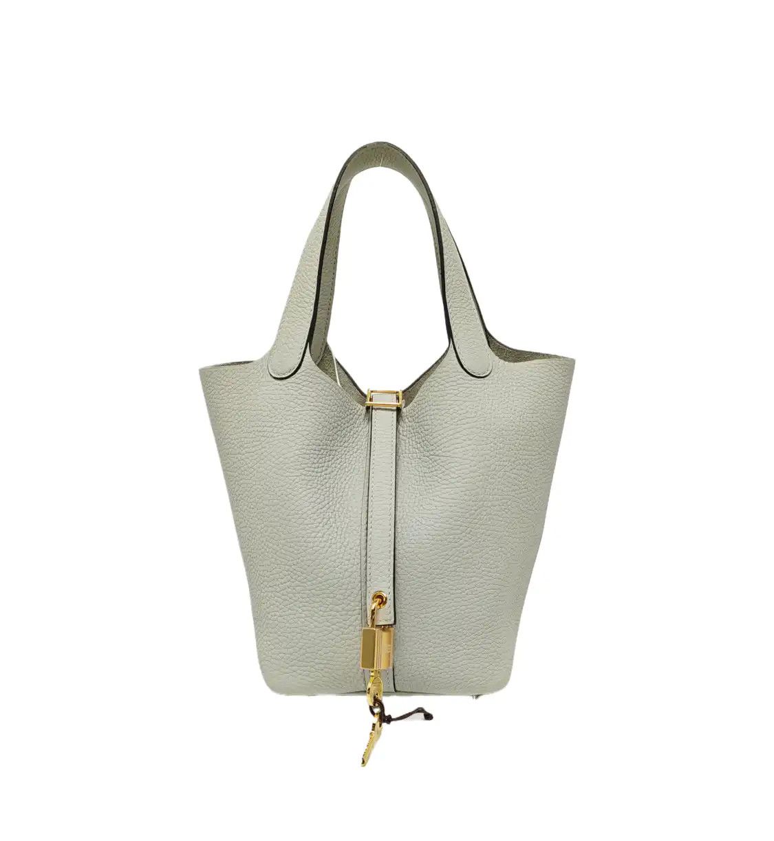 Hermes Hermes Picotin Lock 18 new mint Clemence cowhide leather picotin handbag gold ha Size ONE SIZE - 1 Thumbnail