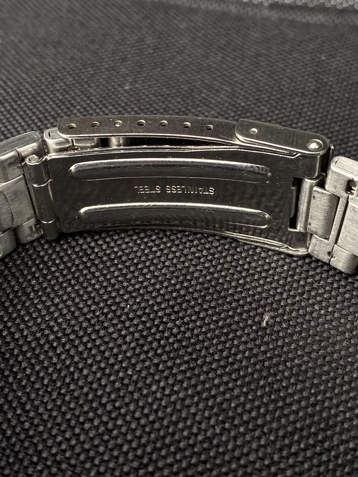 Japanese Brand × Vintage Sporty Chronograph Watch with Blue Dial, Japanese Brand Size ONE SIZE - 9 Thumbnail