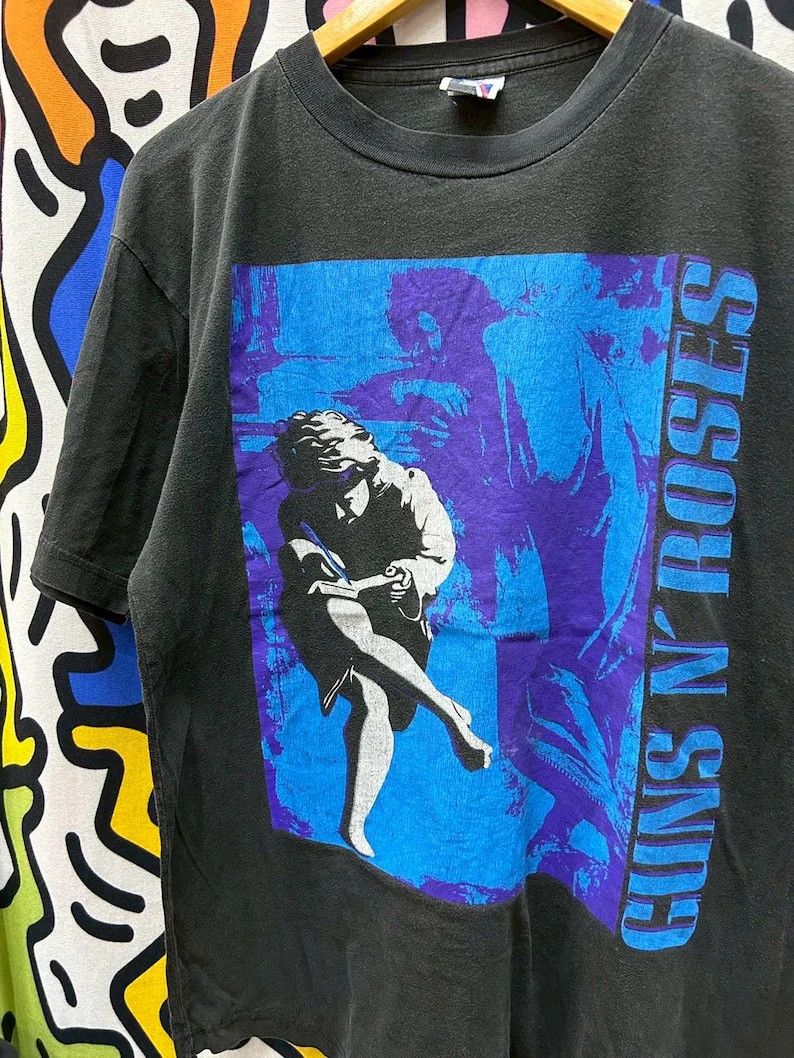 Guns N' Roses Vintage 90s Guns n Roses Euro tshirt size L Size US L / EU 52-54 / 3 - 1 Thumbnail