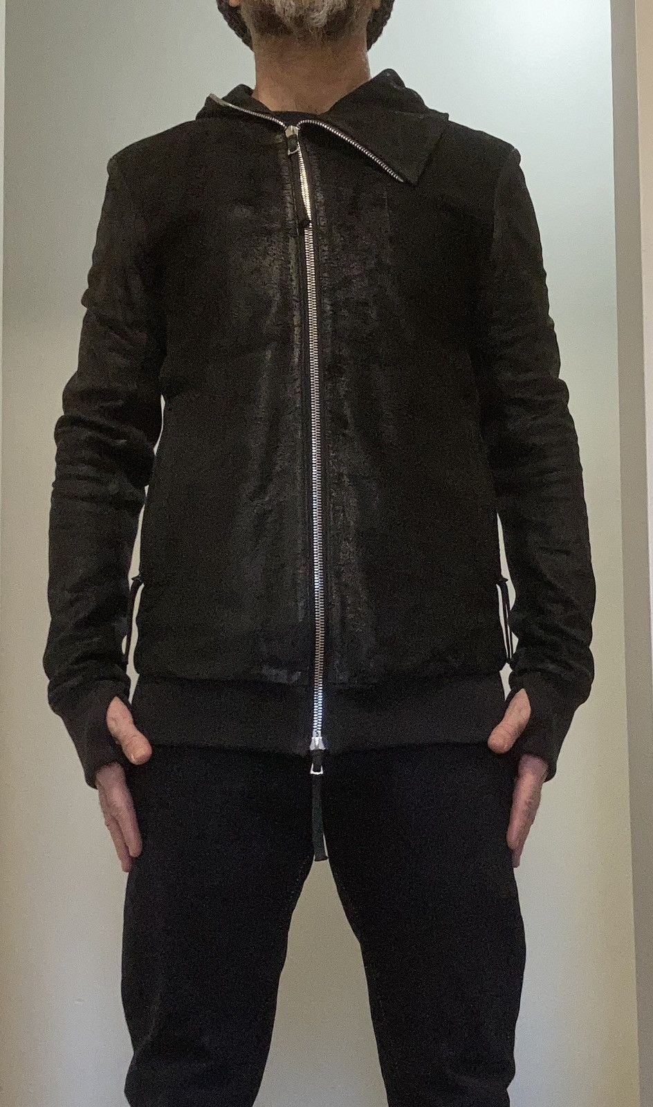 Boris Bidjan Saberi GRAIL Zipper 22 3D Leather Obsidian Black Size US XS / EU 42 / 0 - 22 Thumbnail